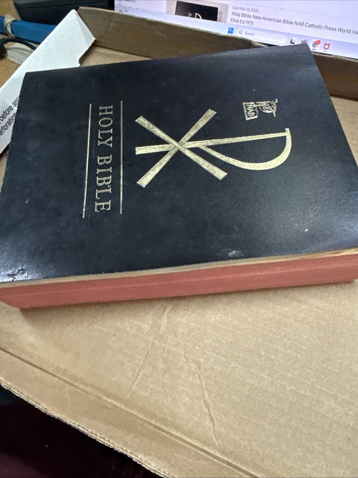 Holy Bible New American Bible NAB Catholic Press World Paperback 1970 1st Ed