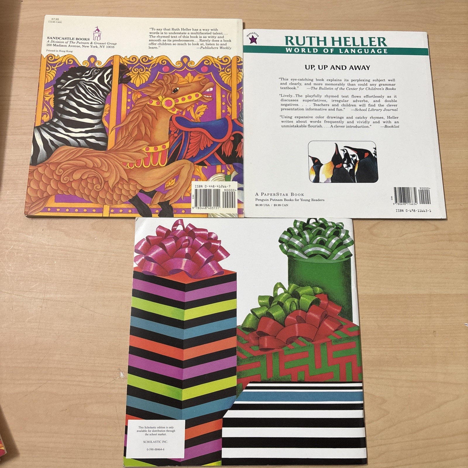 Lot 18 Ruth Heller Picture Books How to Hide Adverbs Nouns Pronouns Adjectives