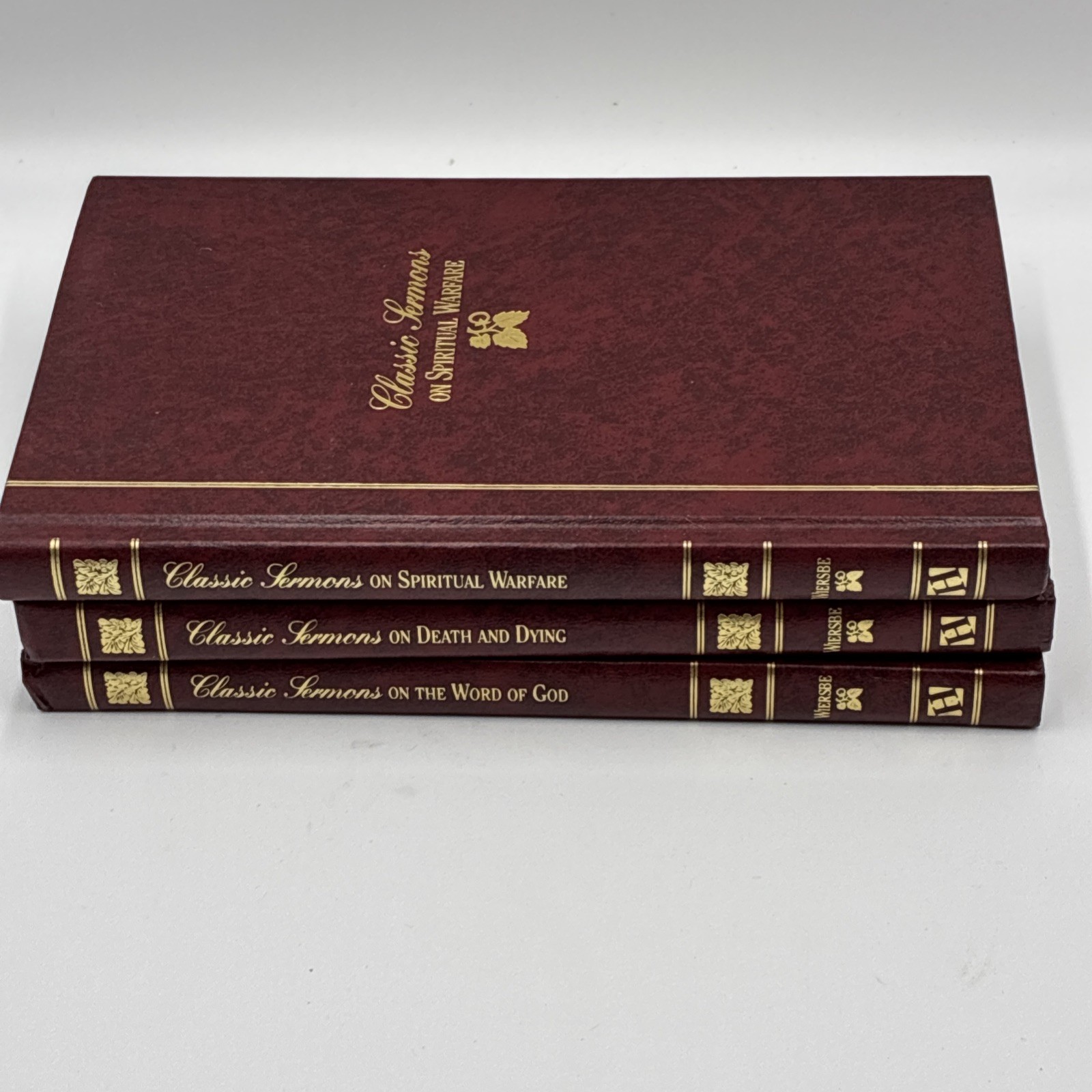 Lot of 3 Classic Sermons by Wiersbe: Death Dying, Word Of God, Spiritual Warfare