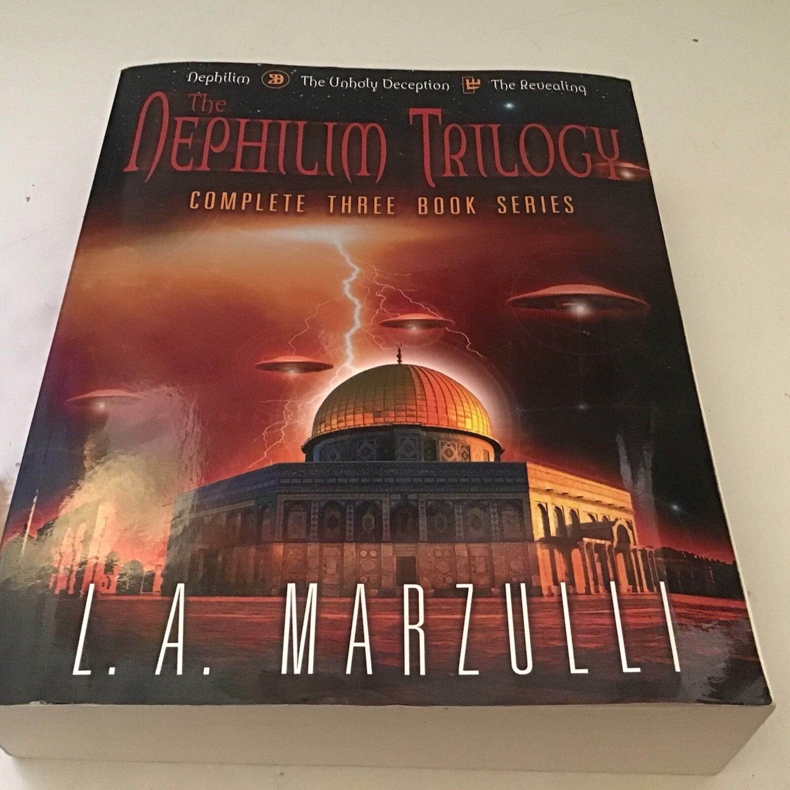 NEPHILIM TRILOGY COMPLETE 3 BOOK SERIES By LA Marzulli Autographed Signed