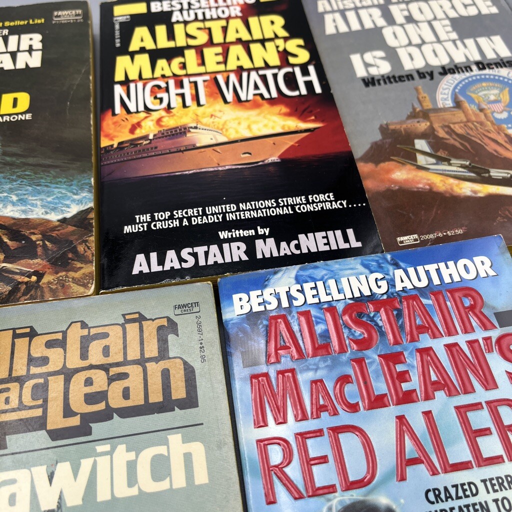 Alistair MacLean MacNeill Books – Build Your Own Bundle Lot – Buy More and Save!