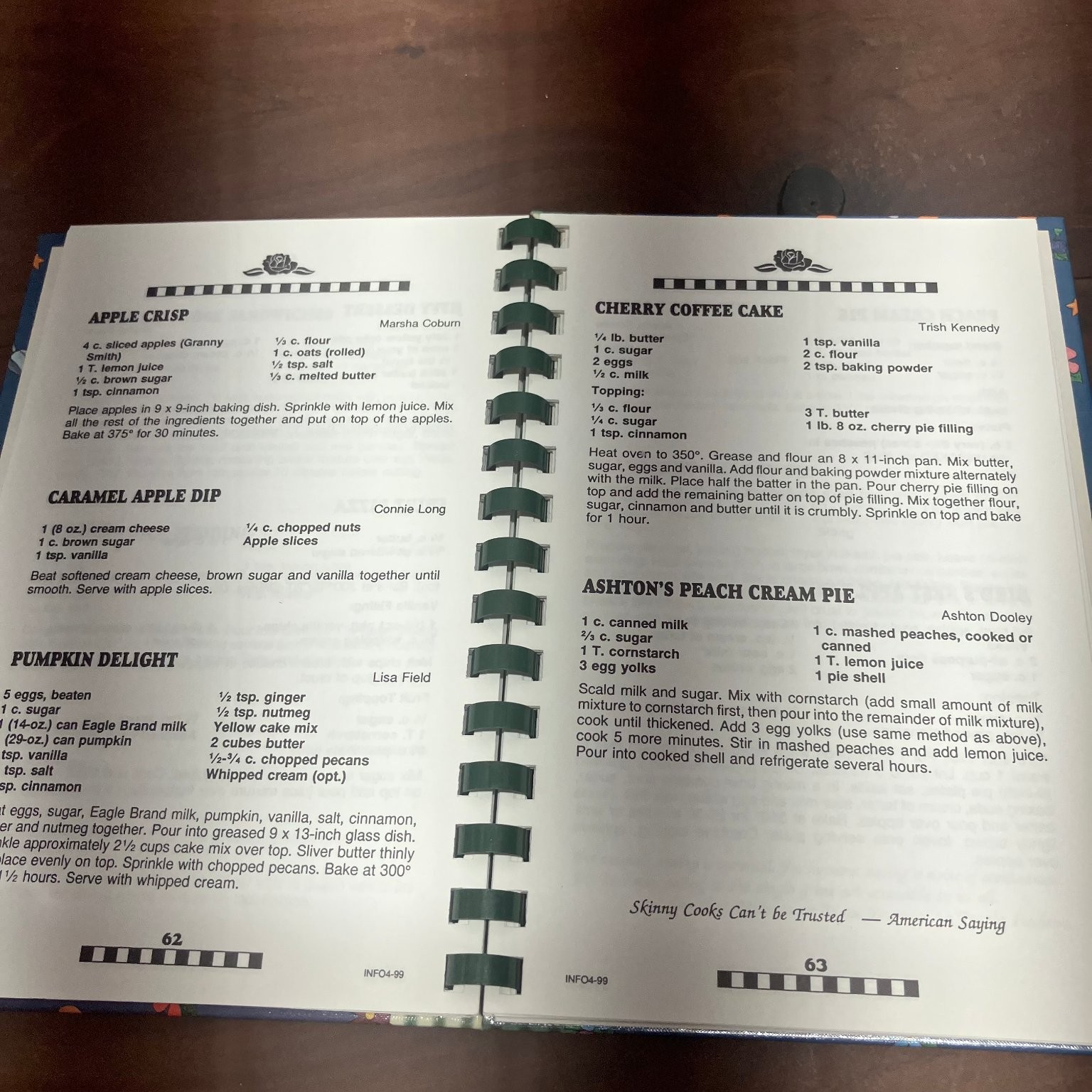 Grade A Recipes St. Thomas Elementary 1999 Cookbook Morris Press Sample