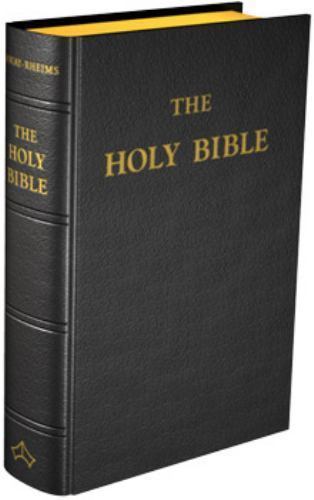 Douay-Rheims Bible [Standard size, black hardcover], , Acceptable Book