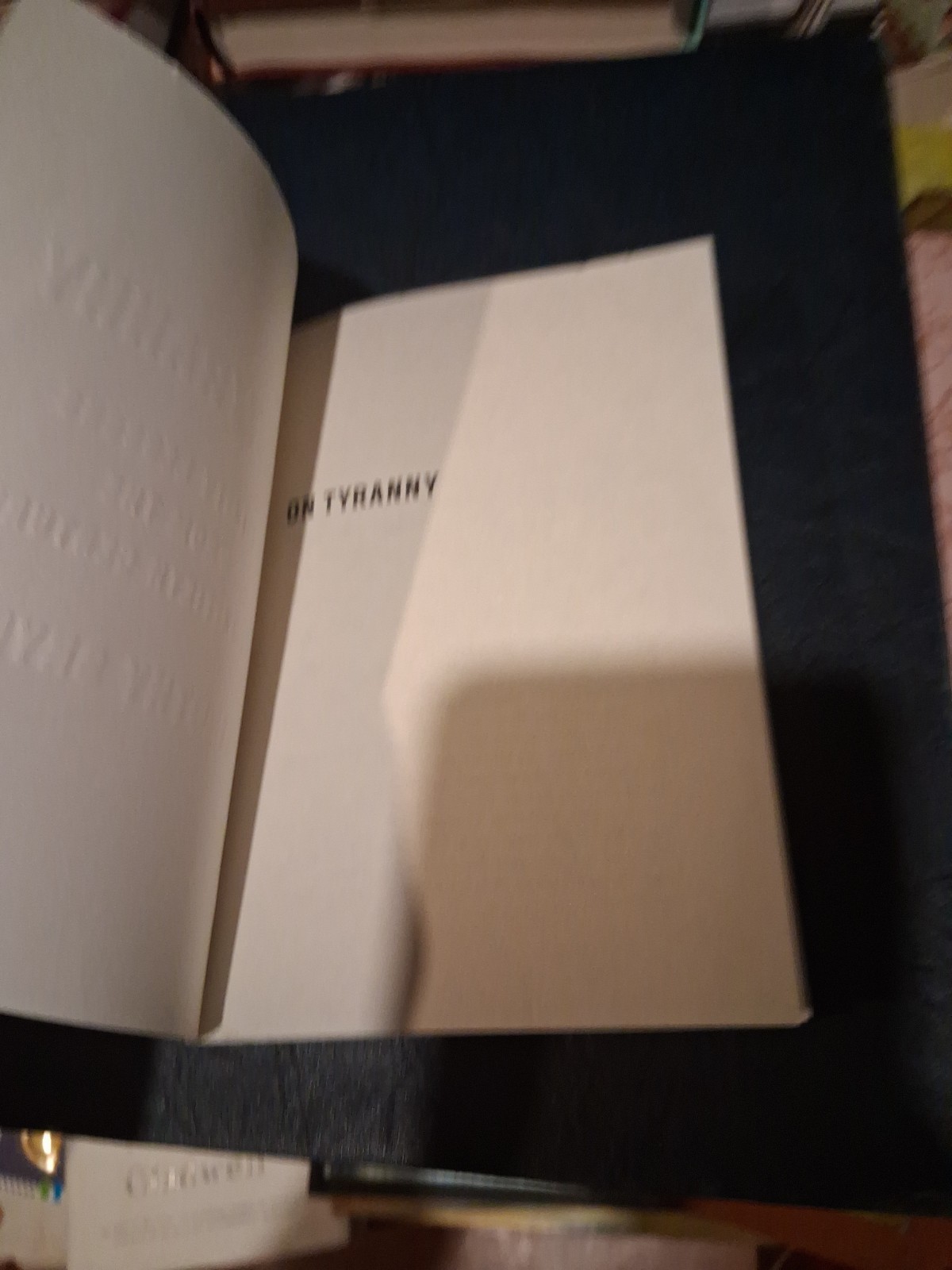 On Tyranny: Twenty Lessons from the Twentieth Century by Snyder, Timothy