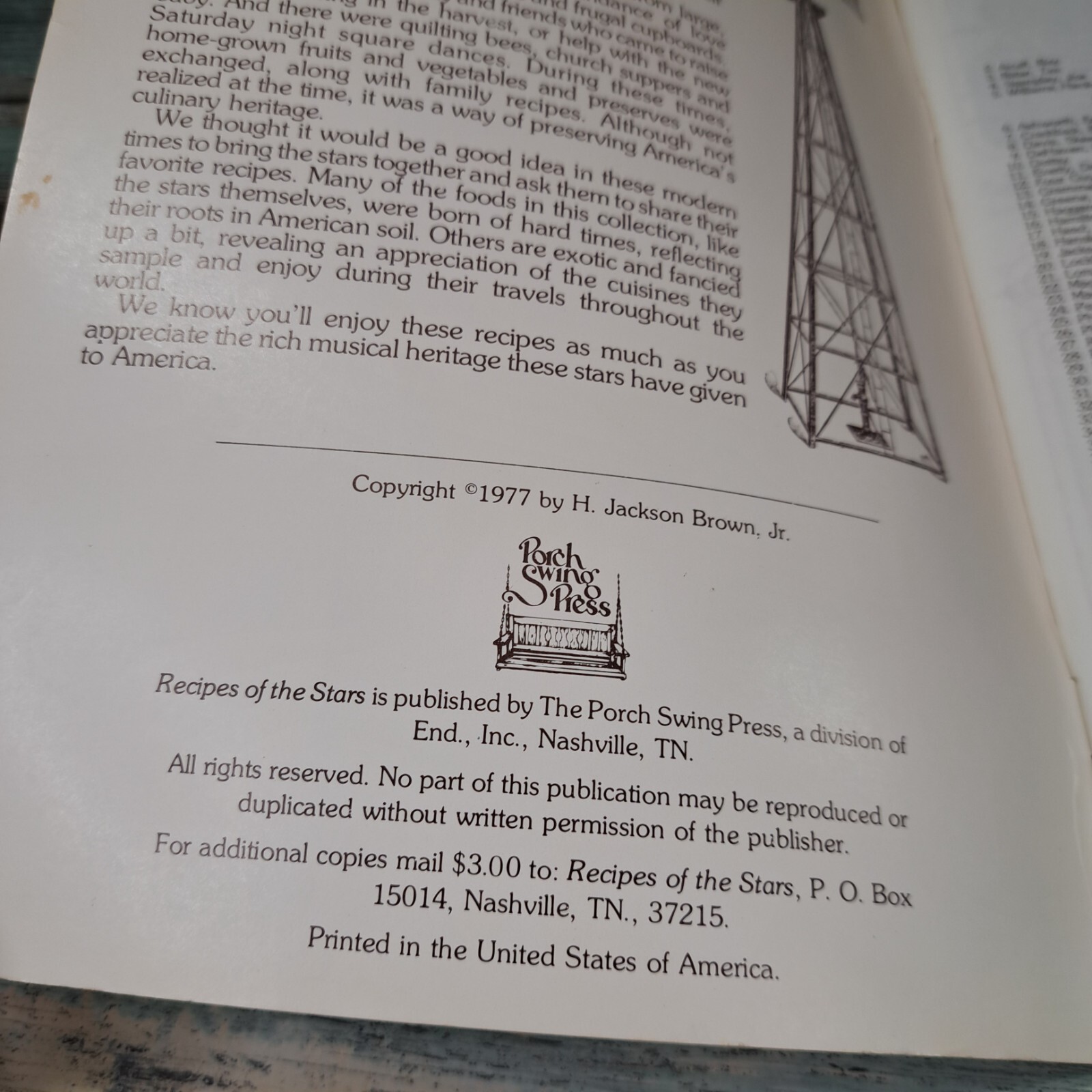 1977 Country Stars’ Cookbook – Compiled By Helen Naismith 94 Pages