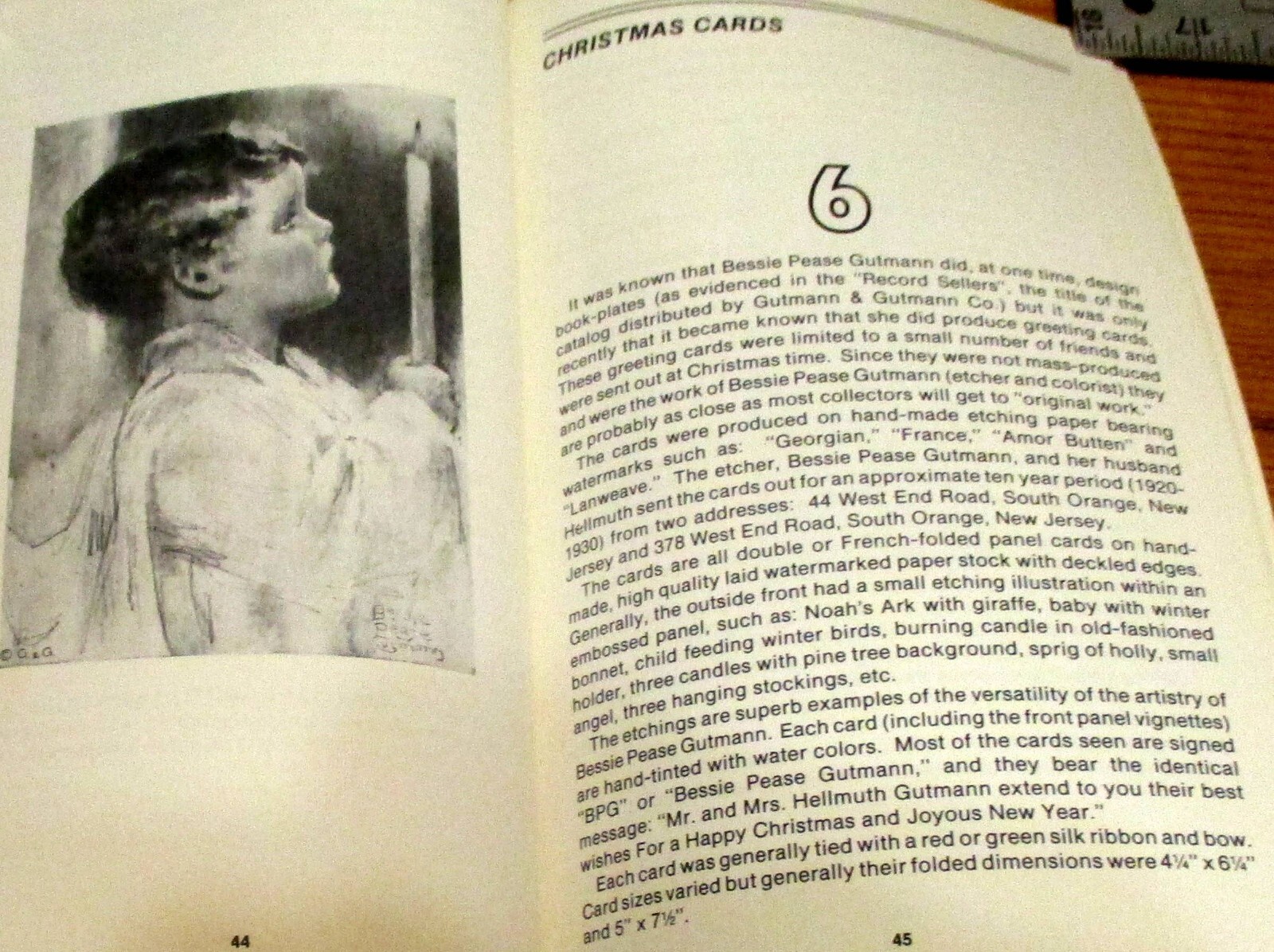 1986 Bessie Pease Gutmann by Victor J. W. Christie SIGNED 74 Pages Softcover