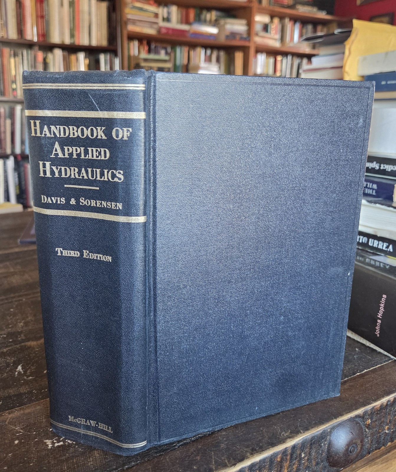 1969 Handbook of Applied Hydraulics Third Edition Science Mathematic Engineering