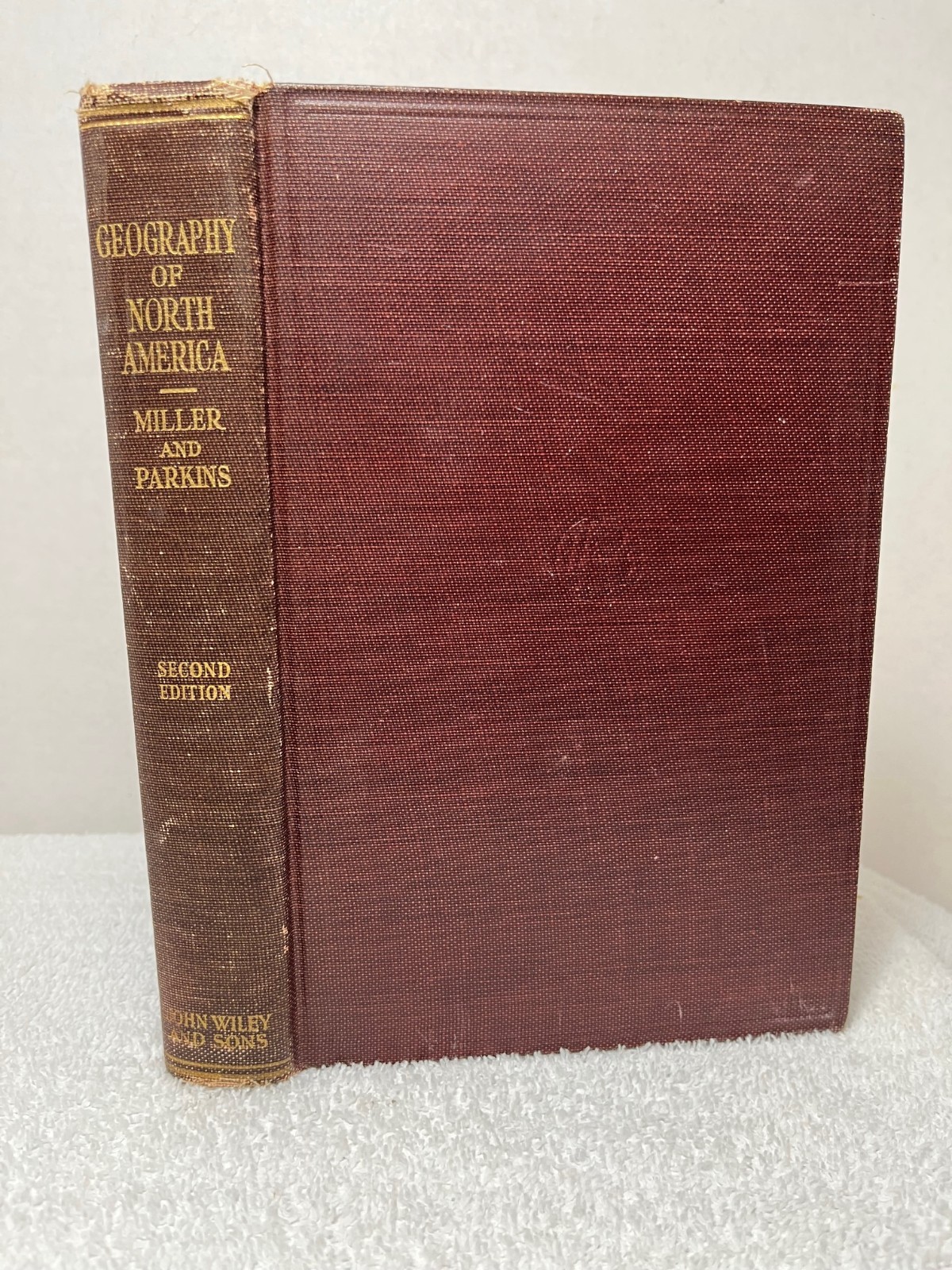 GEOGRAPHY OF NORTH AMERICA Miller 1934 History Manufacturing Industry Farming