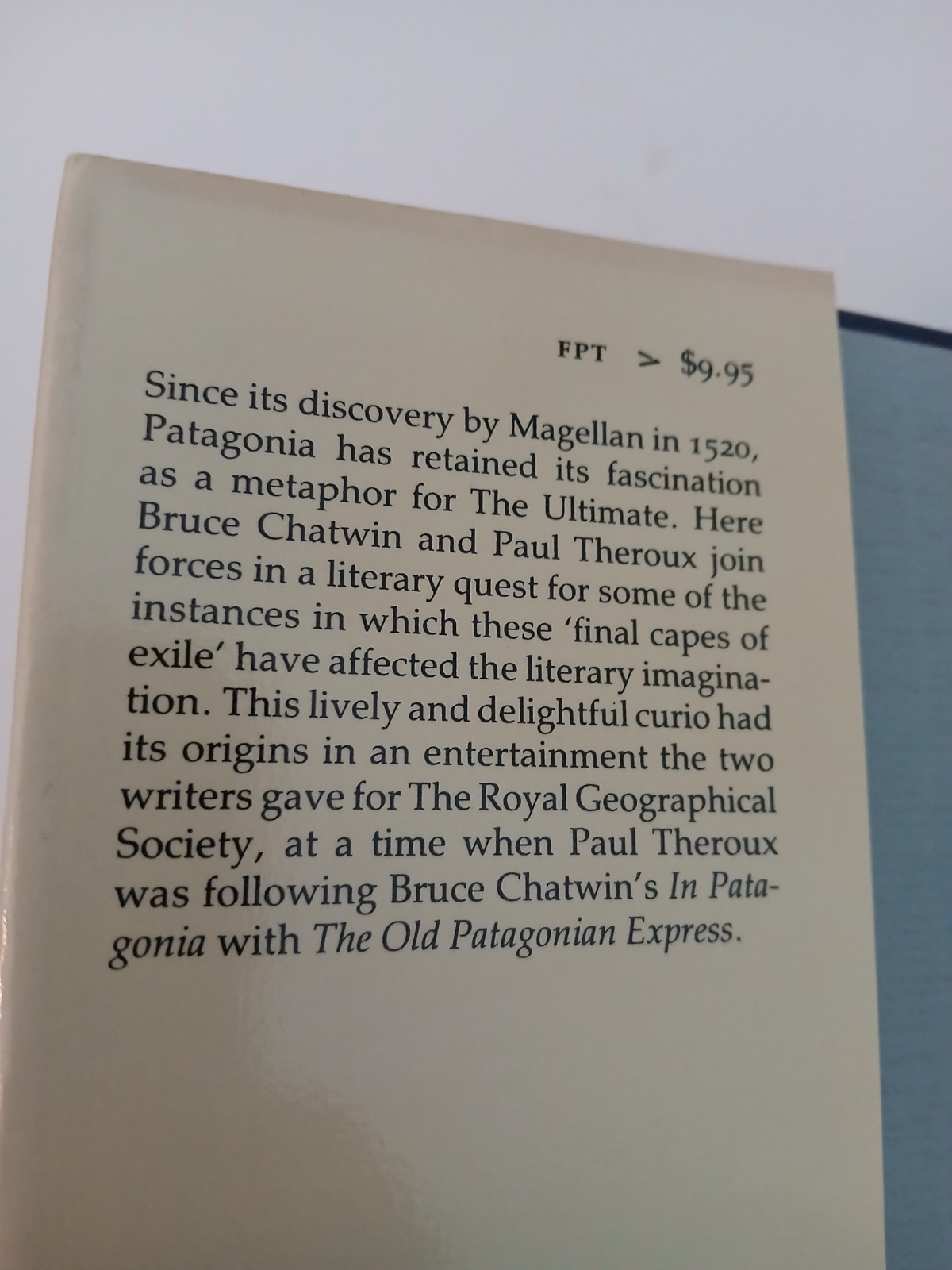 Patagonia Revisited von Bruce Chatwin und Paul Theroux 1. Auflage 1986