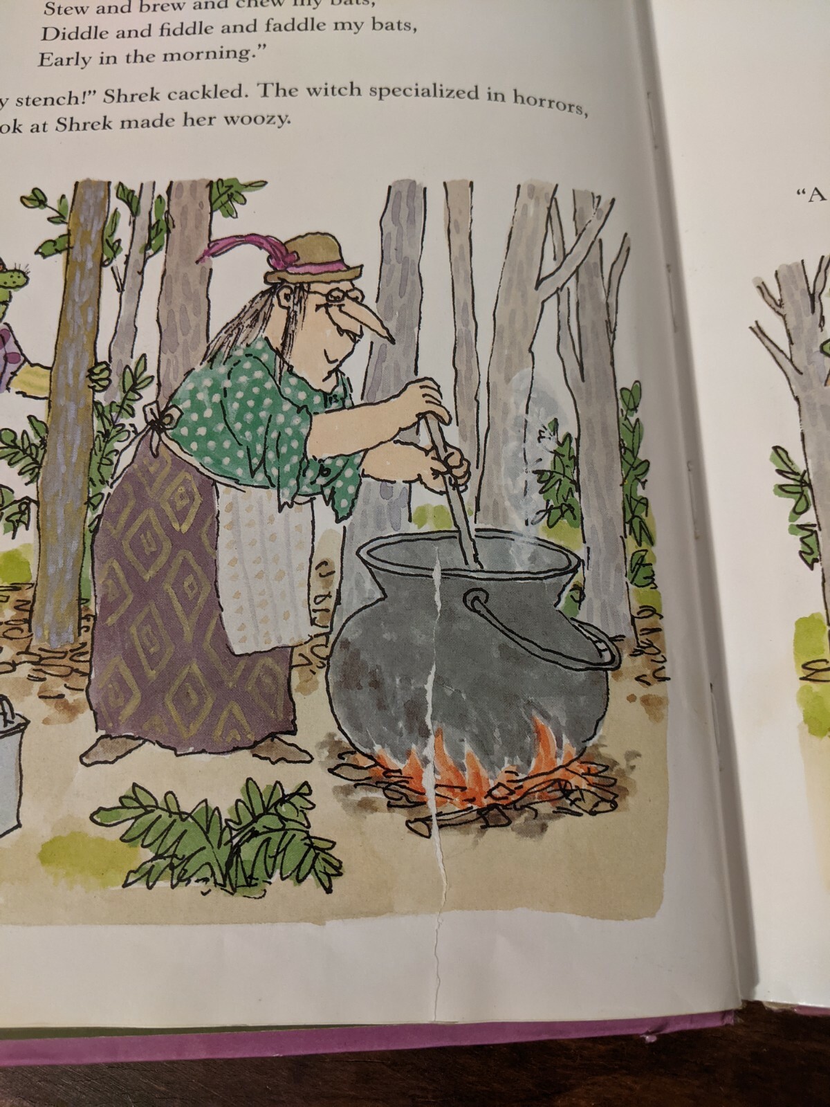 SHREK! by William Steig 1990 Hardcover Book First Edition 1st Printing ex libr.