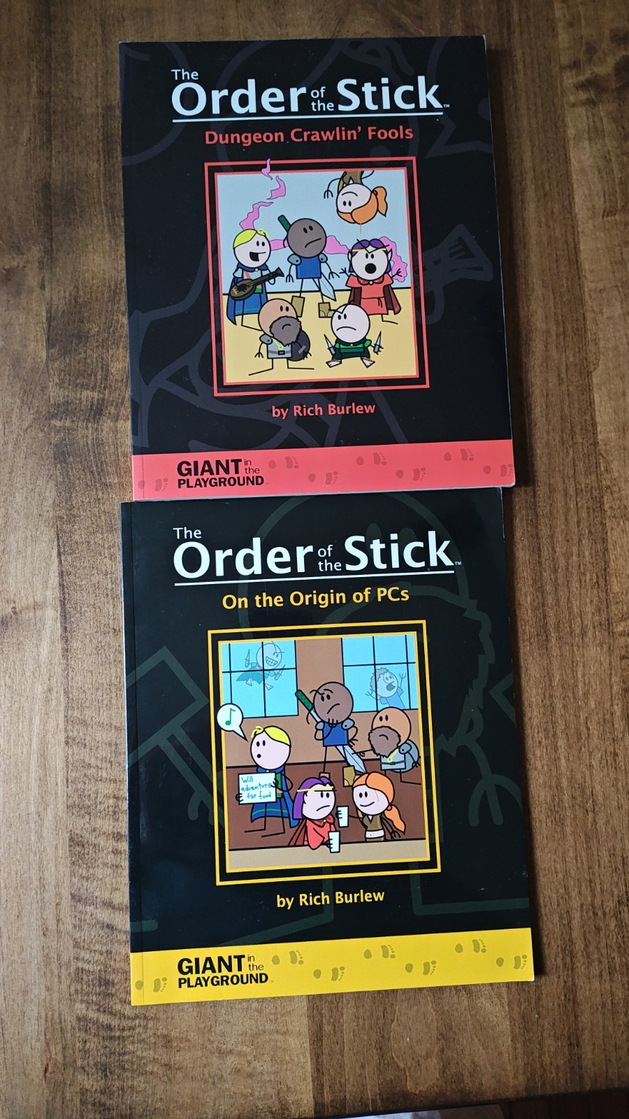 The Order of the Stick Book Lot — Book 0 & Book 1 — Giant in the Playground