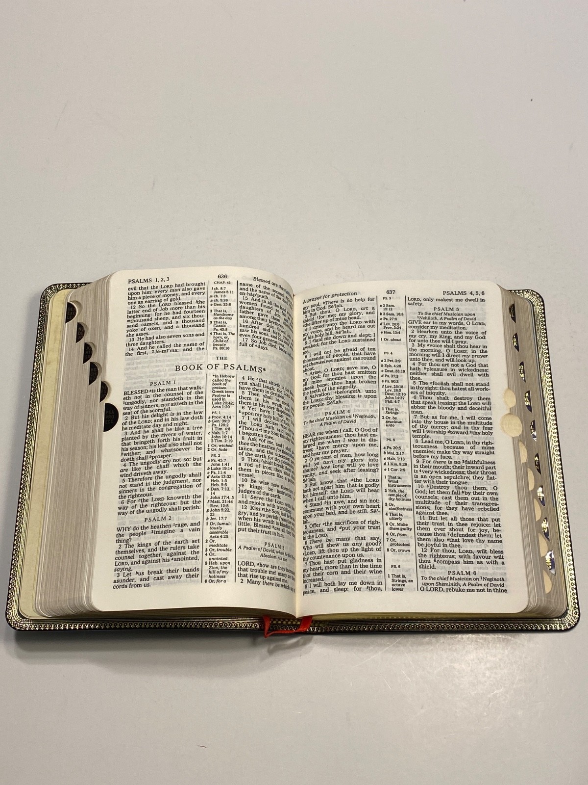 Nelson Imperial Reference Bible KJV “Black Khyber Kid Leather” Indexed 1972 #484