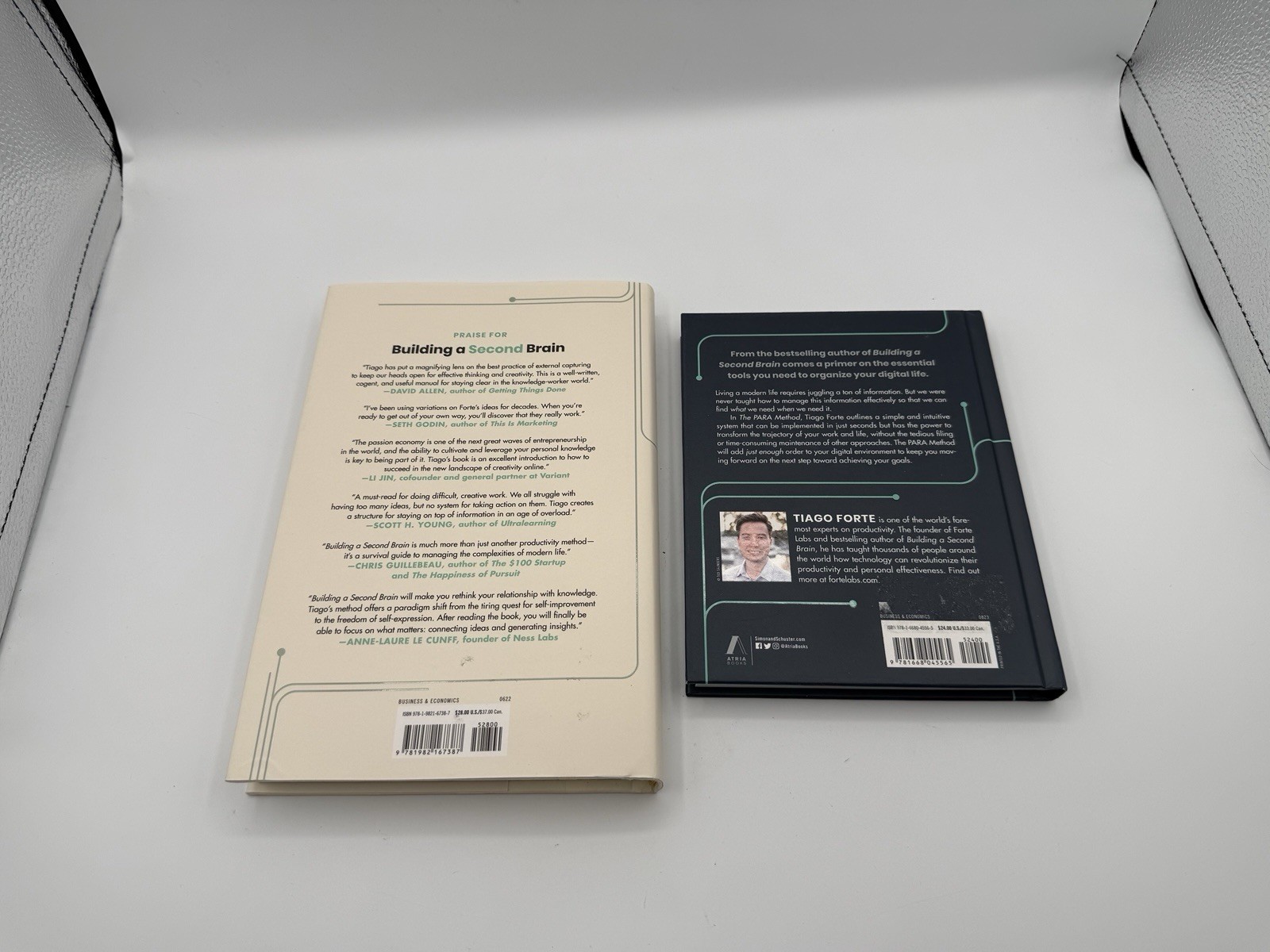 Building a Second Brain & The Para Method By Tiago Forte Hardcover BOOK LOT OF 2