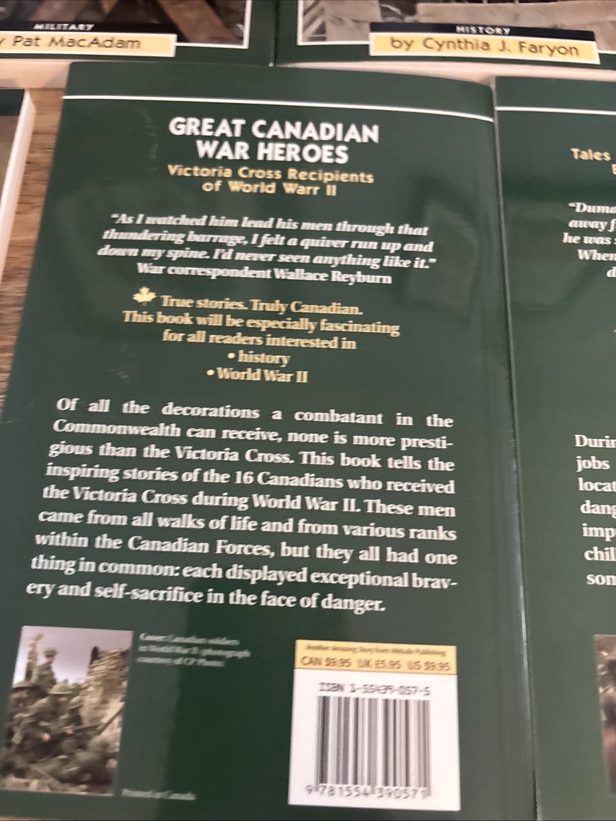 True Canadian Amazing Stories – Lot of 7 – Spies War Heroes D-Day Navy Air Force