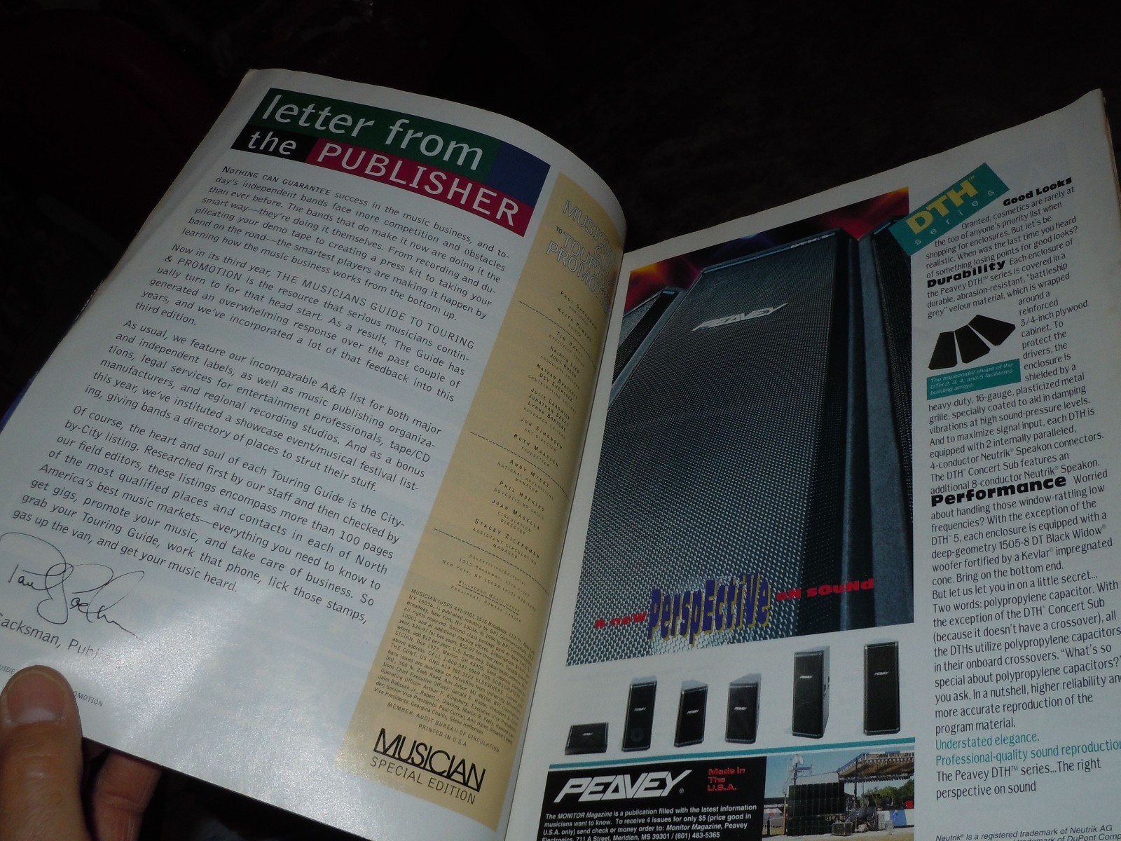 The 1994 Musicians Guide to Touring and Promotion – Musician Special Edition