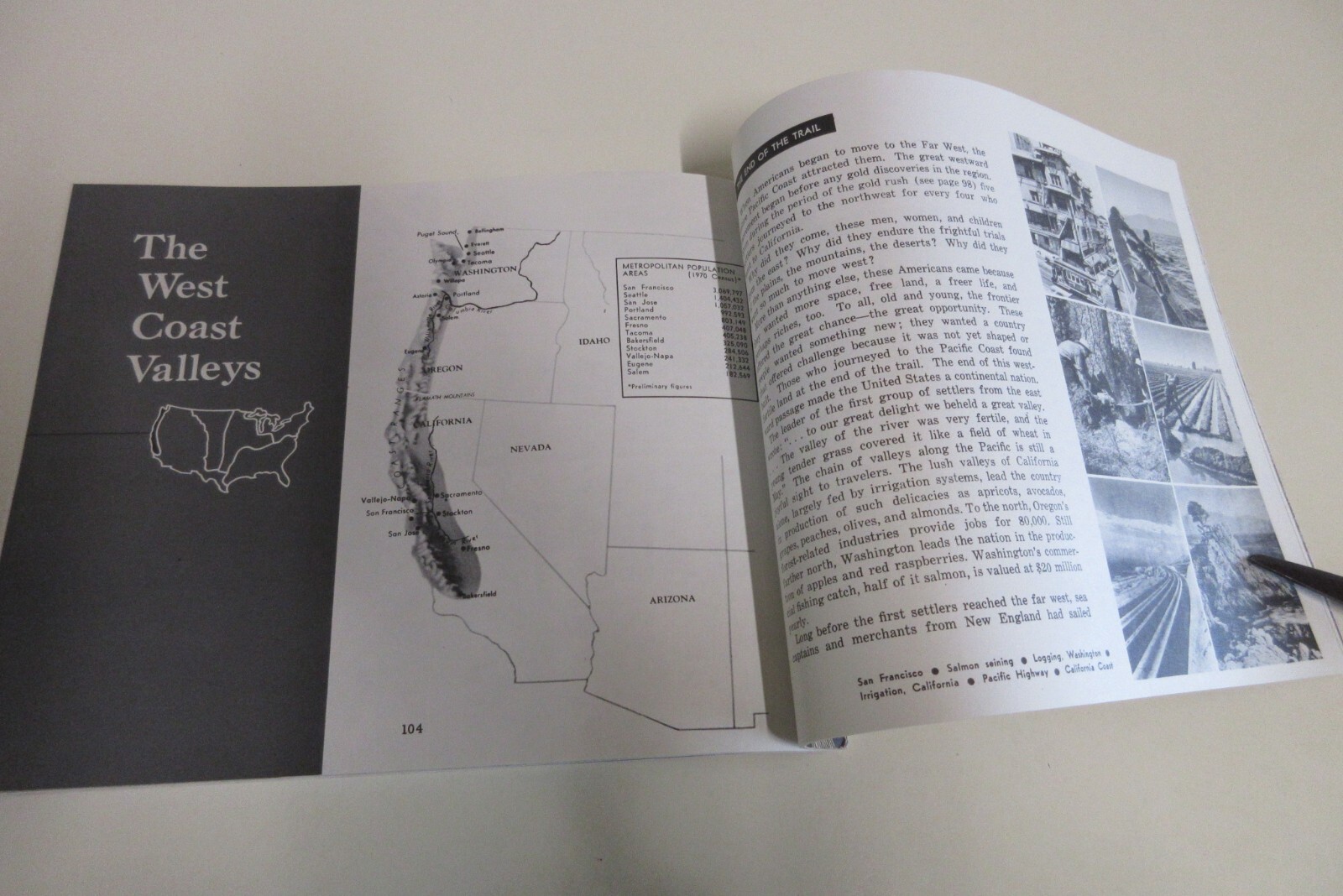 USA: Its Geography and Growth – United States Info. Service – 127 Pages – 1970s