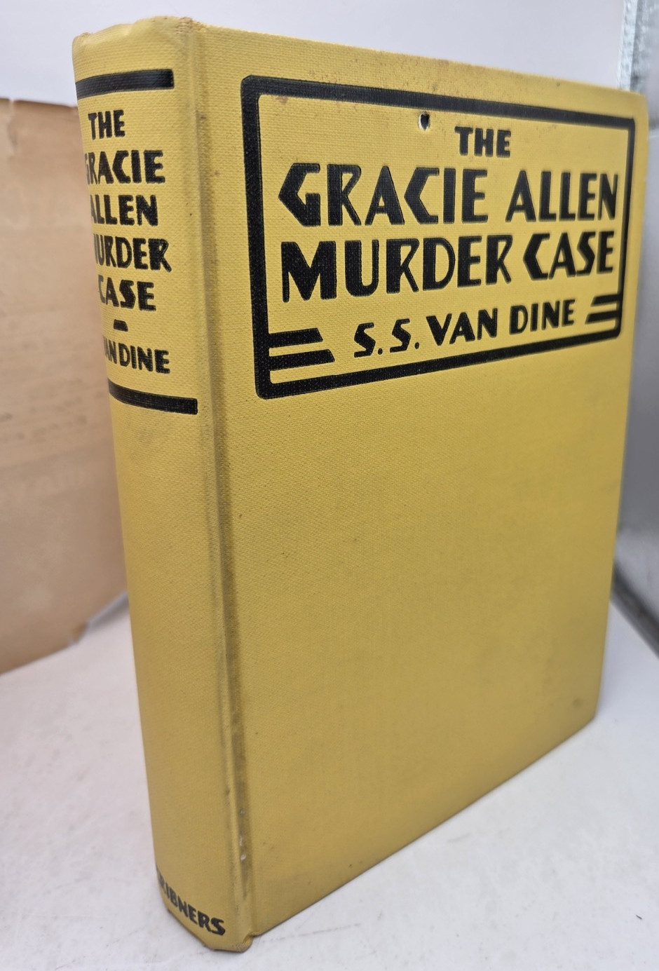 S S Van Dine – Gracie Allen Murder Case, Philo Vance, 1st edition/printing HCDJ