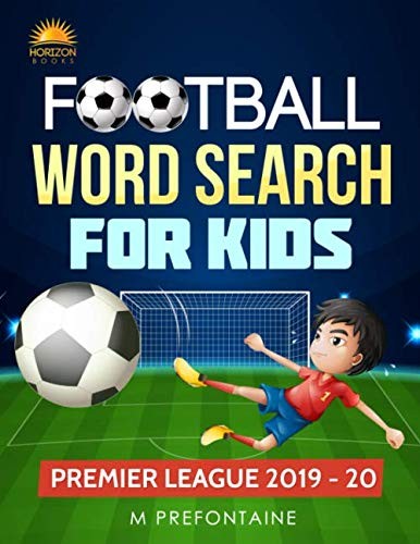 Football Word Search For Kids: Premier League 2019 – 20 (Pr… by Prefontaine, M