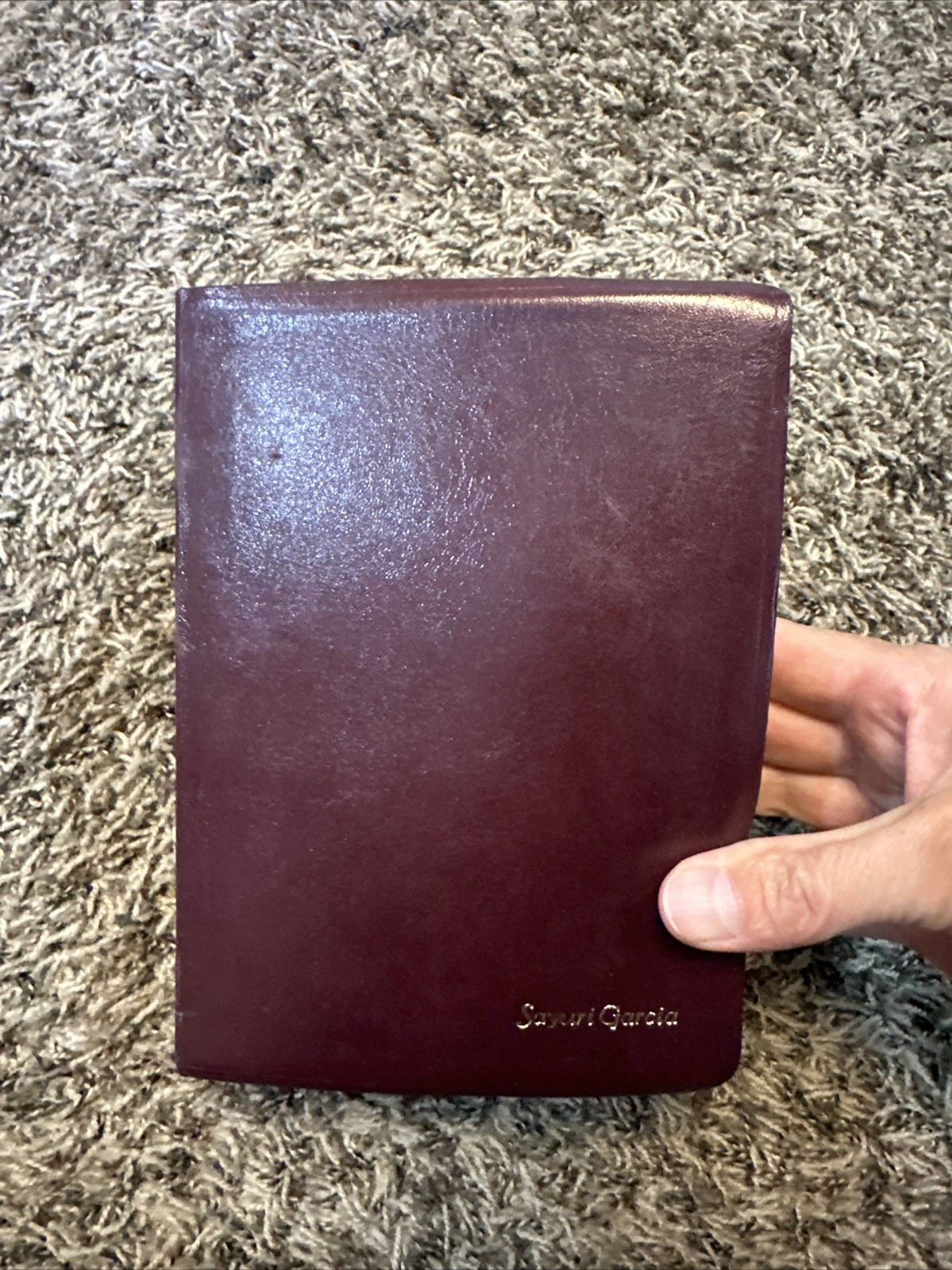 2013 Burgundy Simulated Leather LDS Quad Scriptures 7-1/2” X5-1/2”