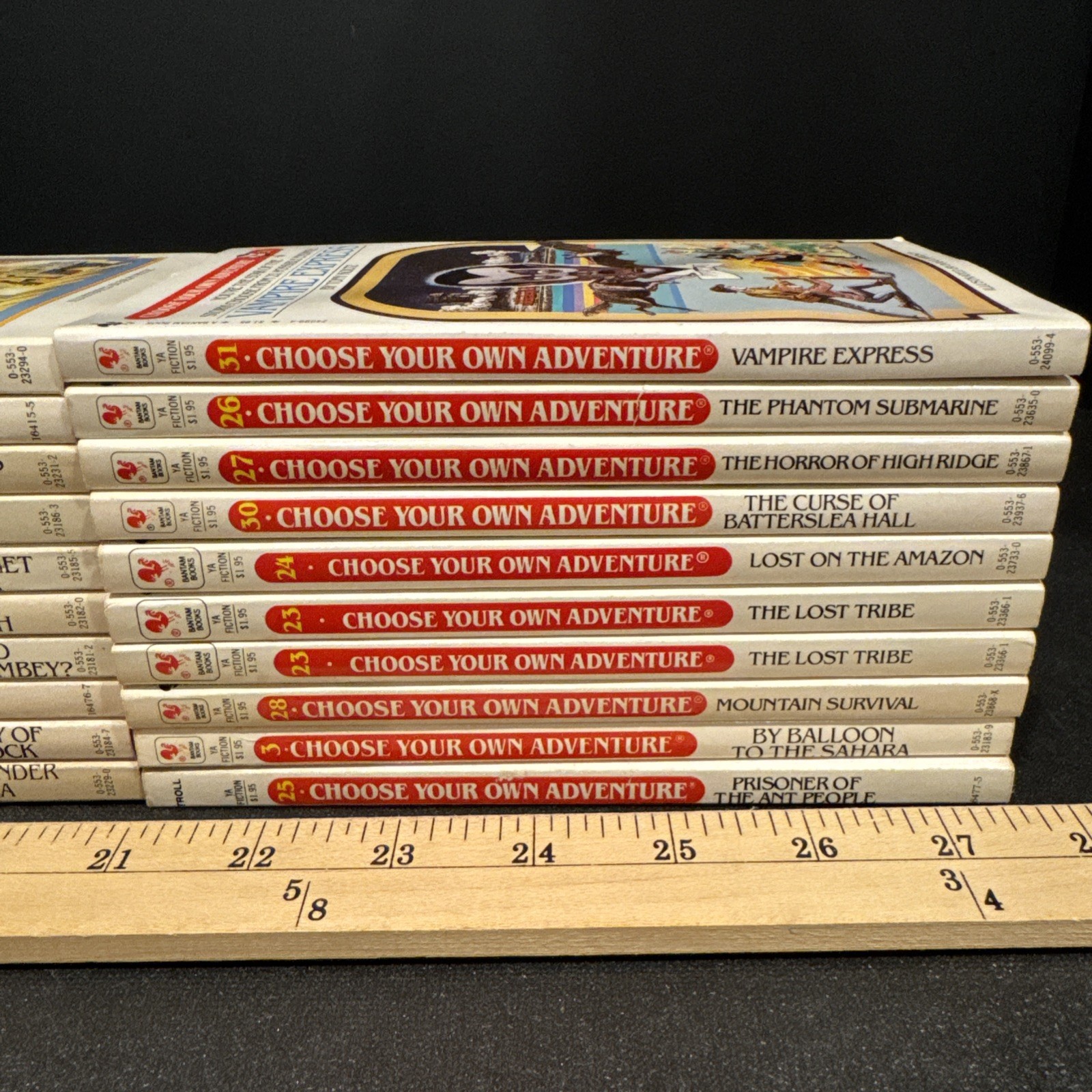 c1980s Choose Your Own Adventure Book Lot Of 20 Batam Book Original Series -CYOA