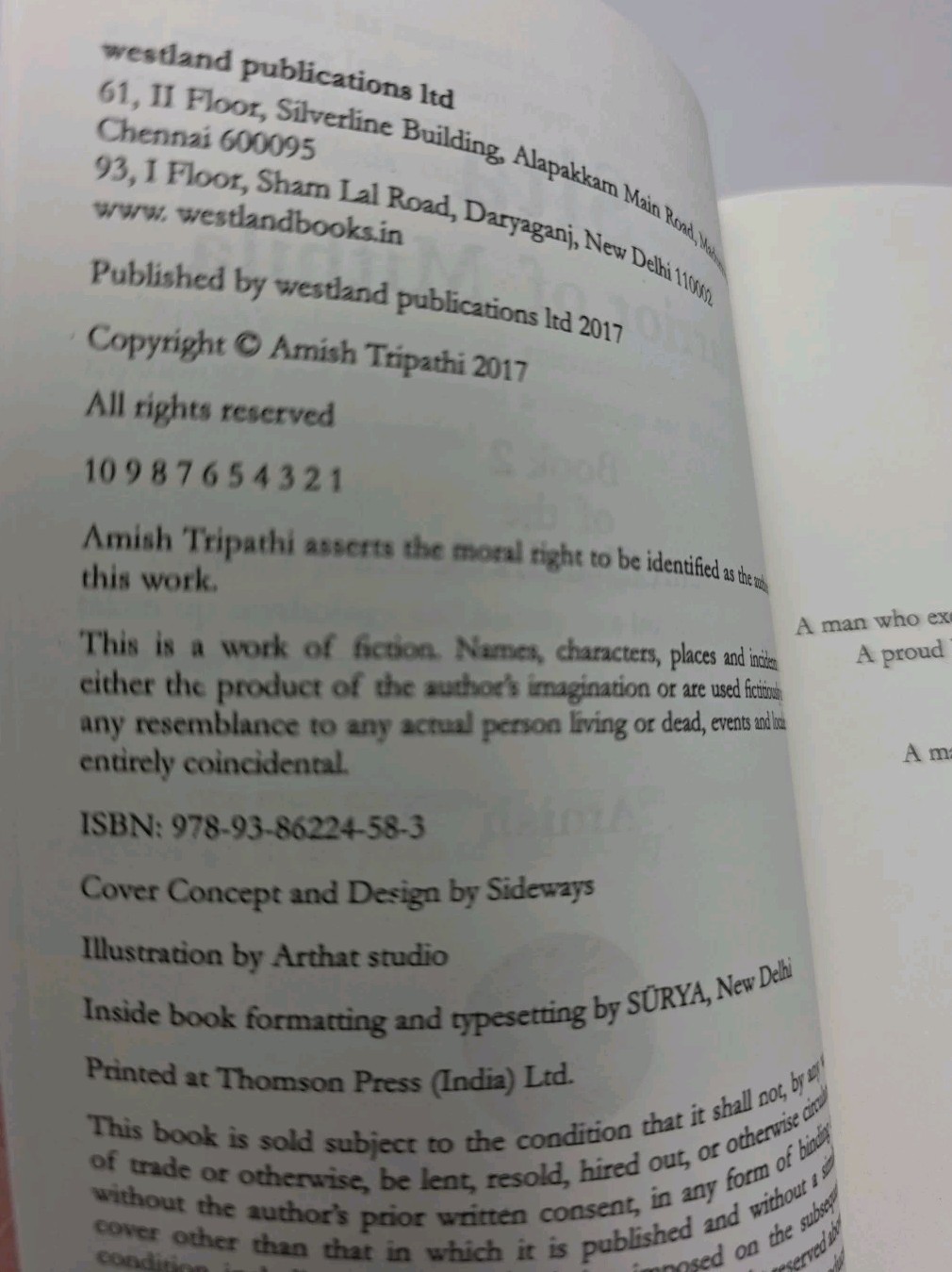 Amish Tripathi – Ram Chandra 4 Book Series & Shiva Trilogy 3 Book Lot of 8