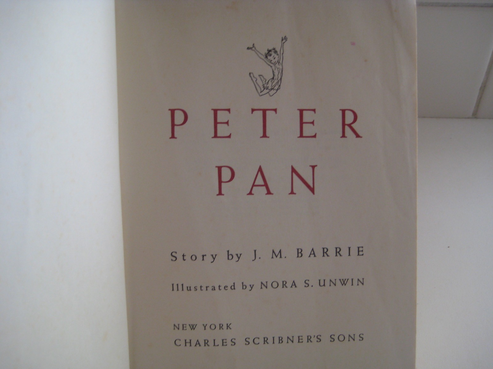 Peter Pan/ J.M. Barrie/ Nora Unwin/ 1950/ hardback