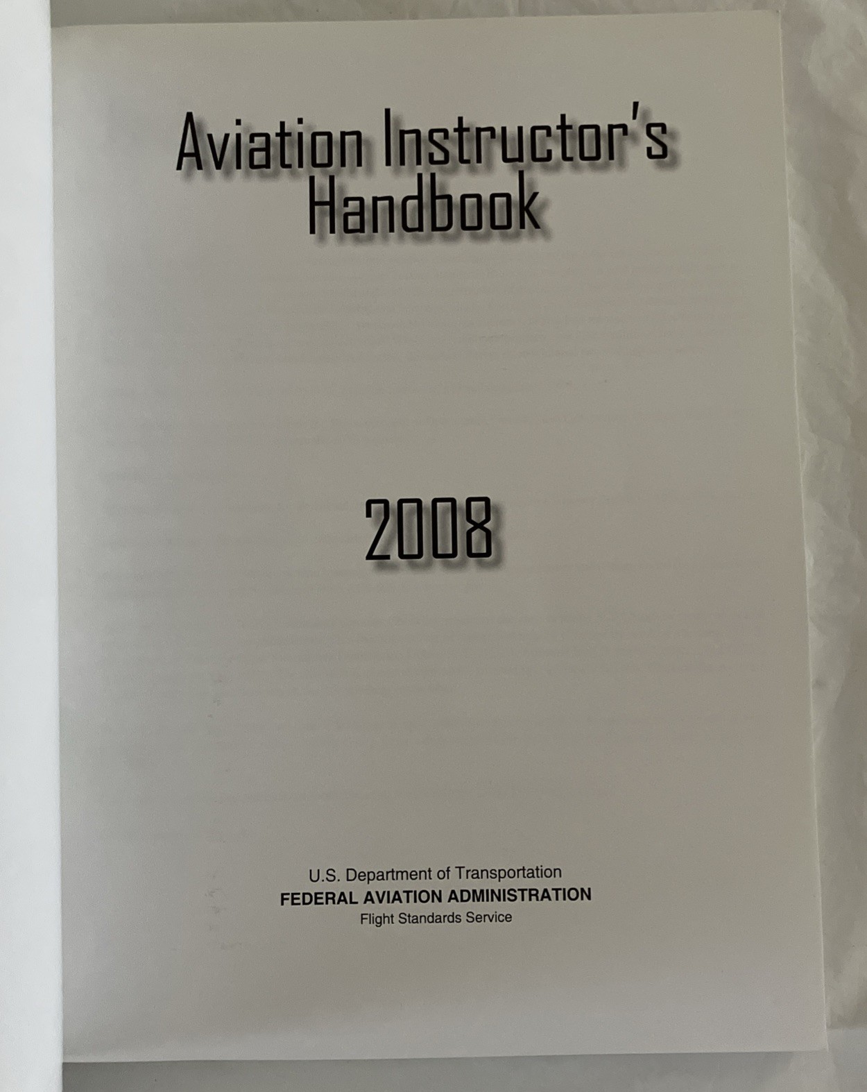 Aviation Instructor’s Handbook