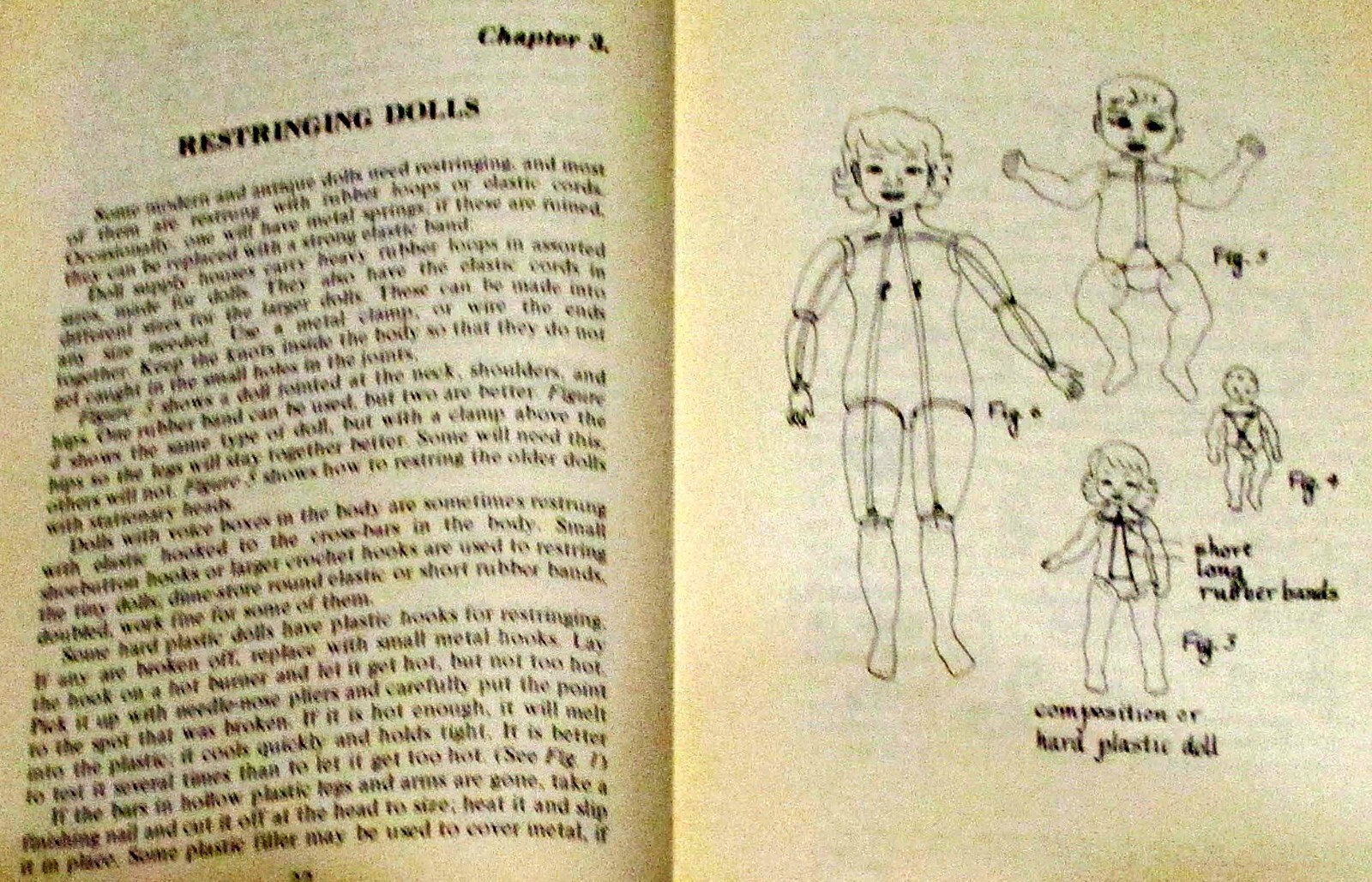 1971 Doll Repair “From the Gay World of Dolls” Evelyn Gaylin H/C 158 Pages