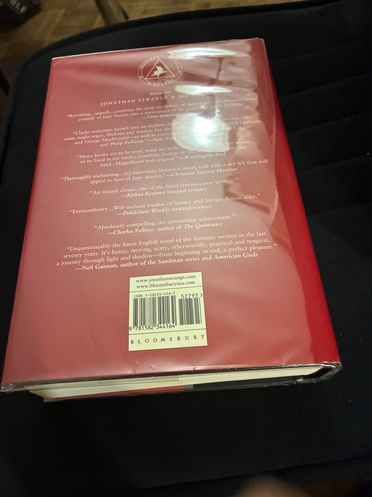 Jonathan Strange & Mr Norrell Susanna Clarke Hardcover 8th Print Red Dust Jacke