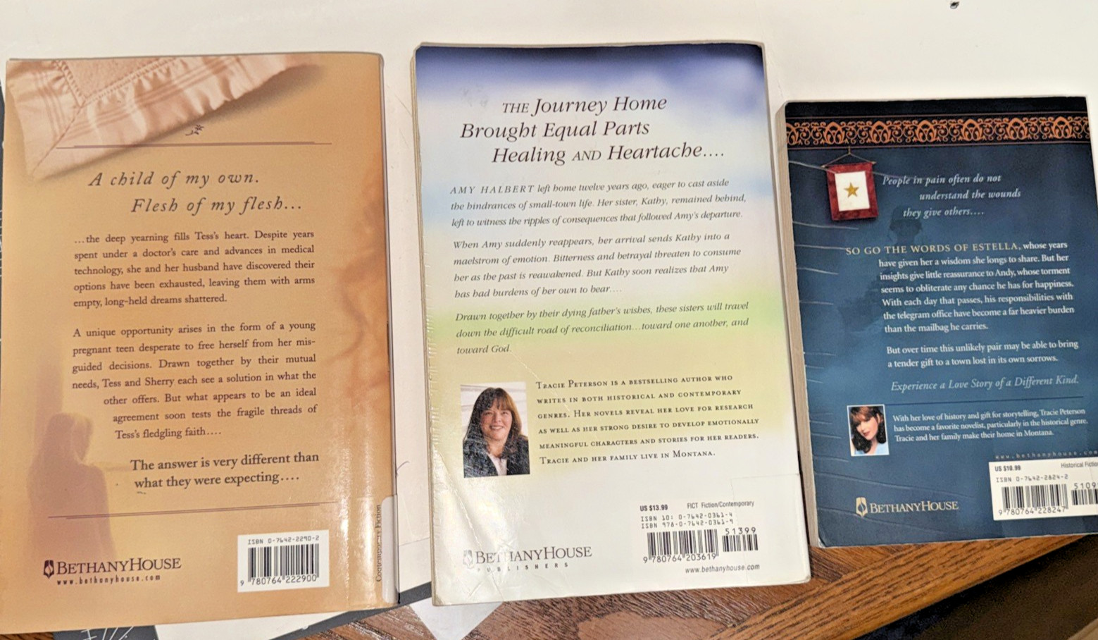 Tracie Peterson Book Series Lot of 10; Christian Romance; Historical; TPB