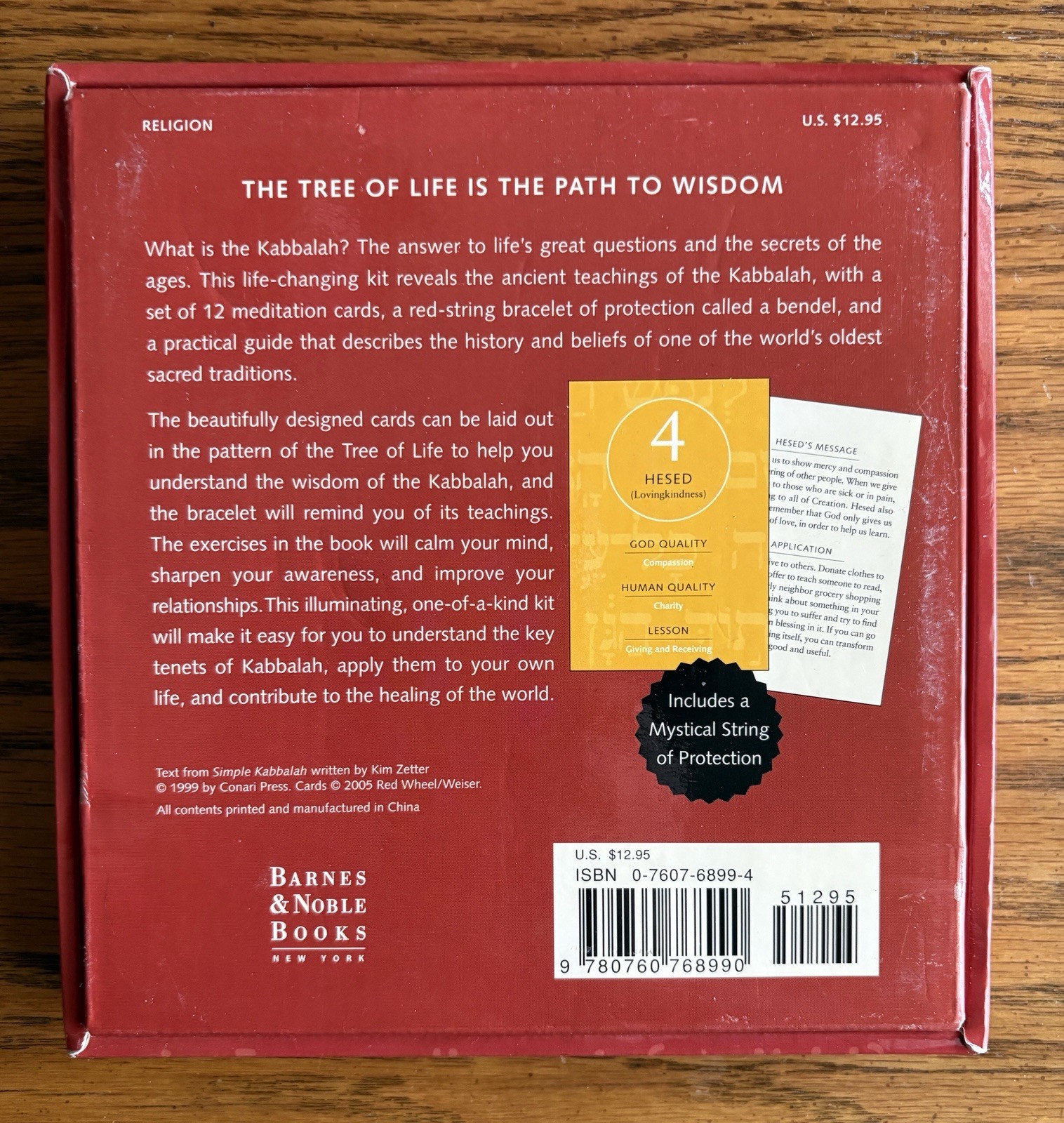 Simple Kabbalah: A Guide to the Ancient Mystical Practice, PB and Cards