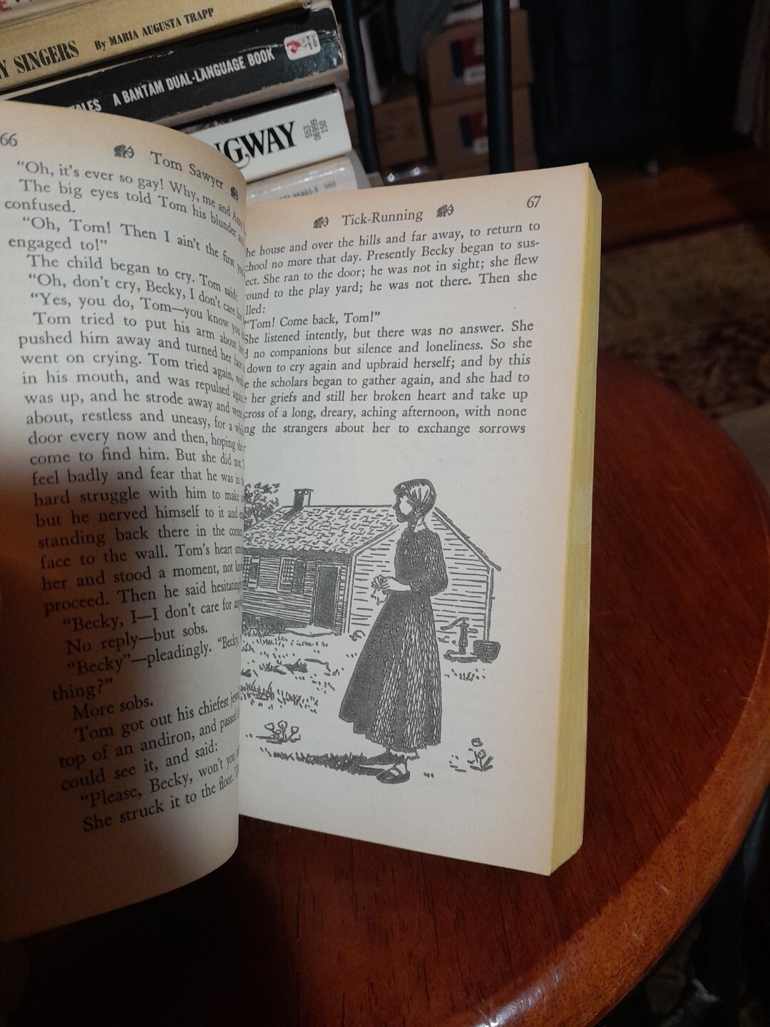 The Adventures of Tom Sawyer Mark Twain 1965 Washington Square Press Vintage