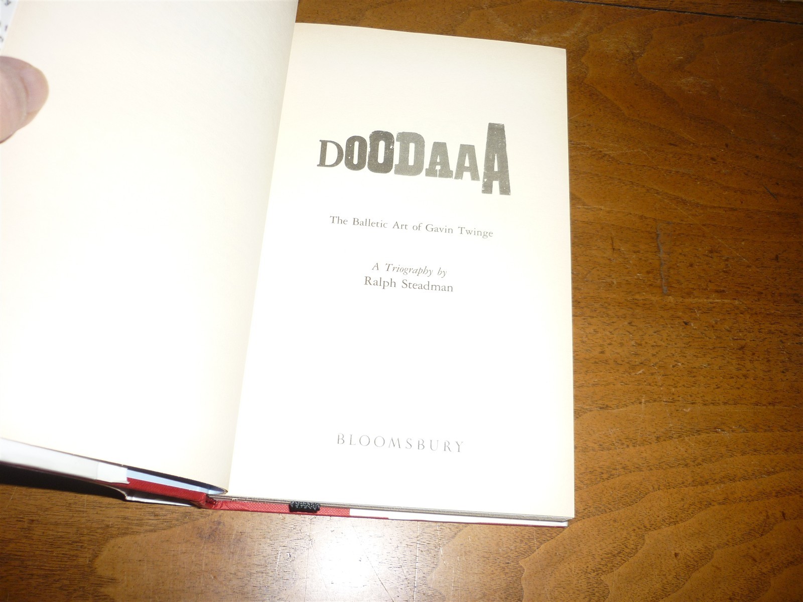 Ralph Steadman. Doodaaa. 1st Am ed. 2002. Fine in fine jacket.