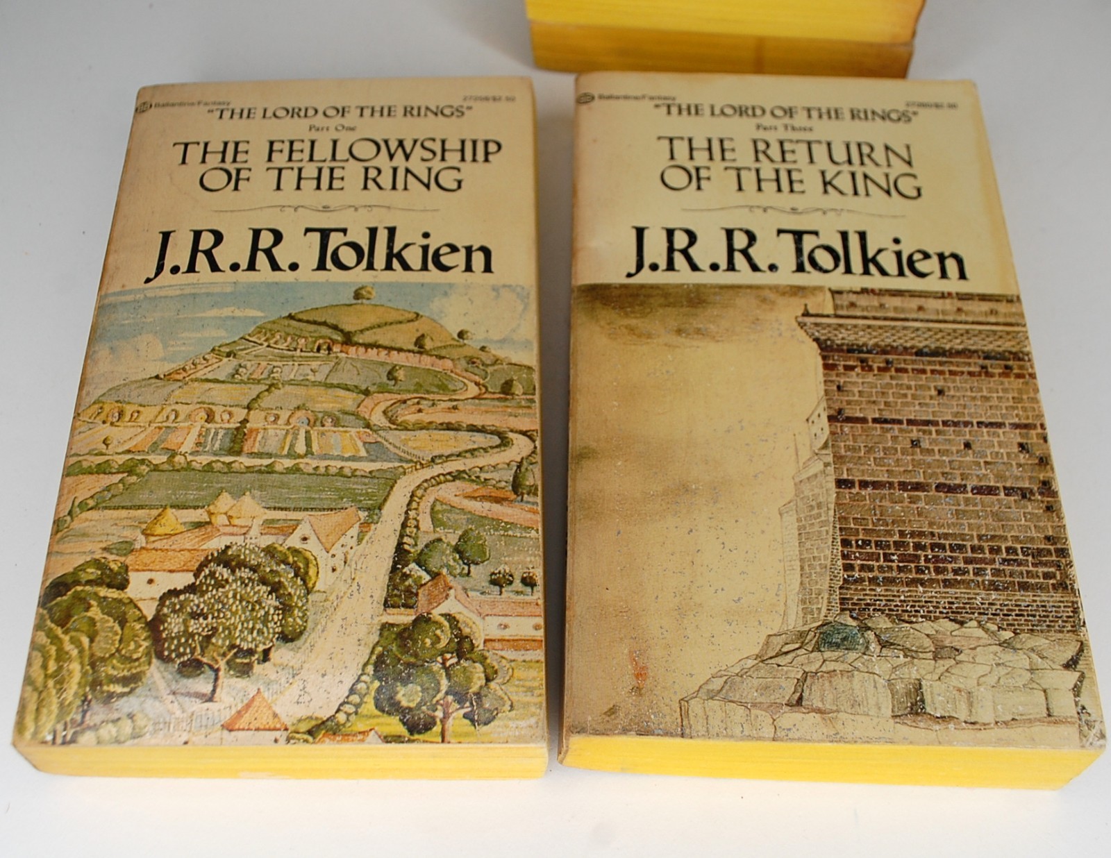 Gold Foil Box Set Ballantine 1973 Lord of the Rings J R R Tolkien 4 PB Set