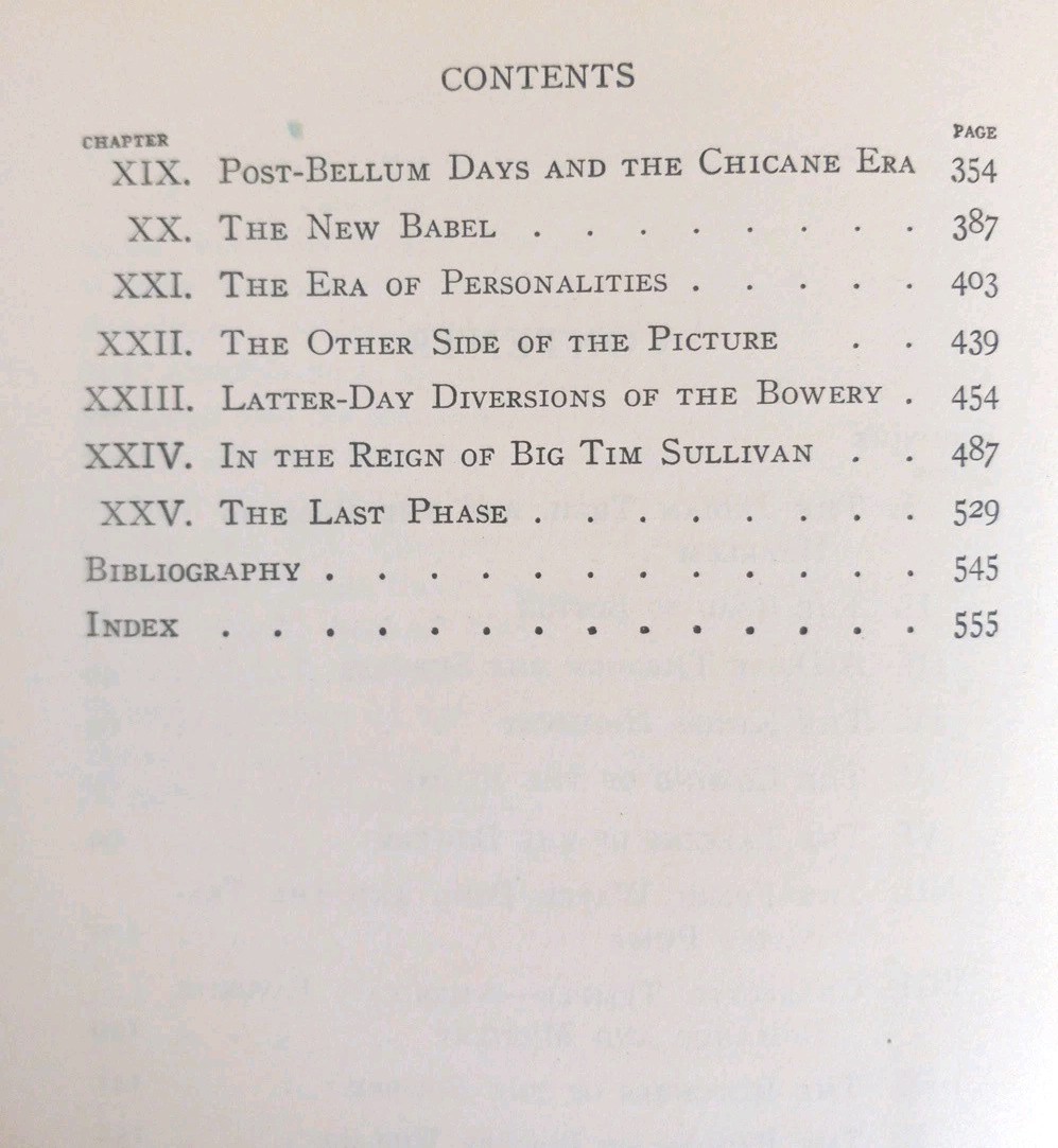 Scarce Old Bowery Days, 1931 1st Ed.,New York City, Harlow, Bohemia, History HB