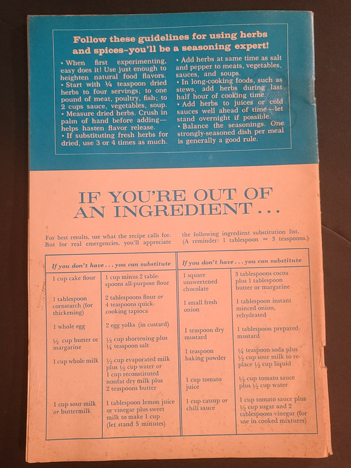 1969 “Shortcut Cooking” Recipe 47 Page Booklet By Meredith Corp.