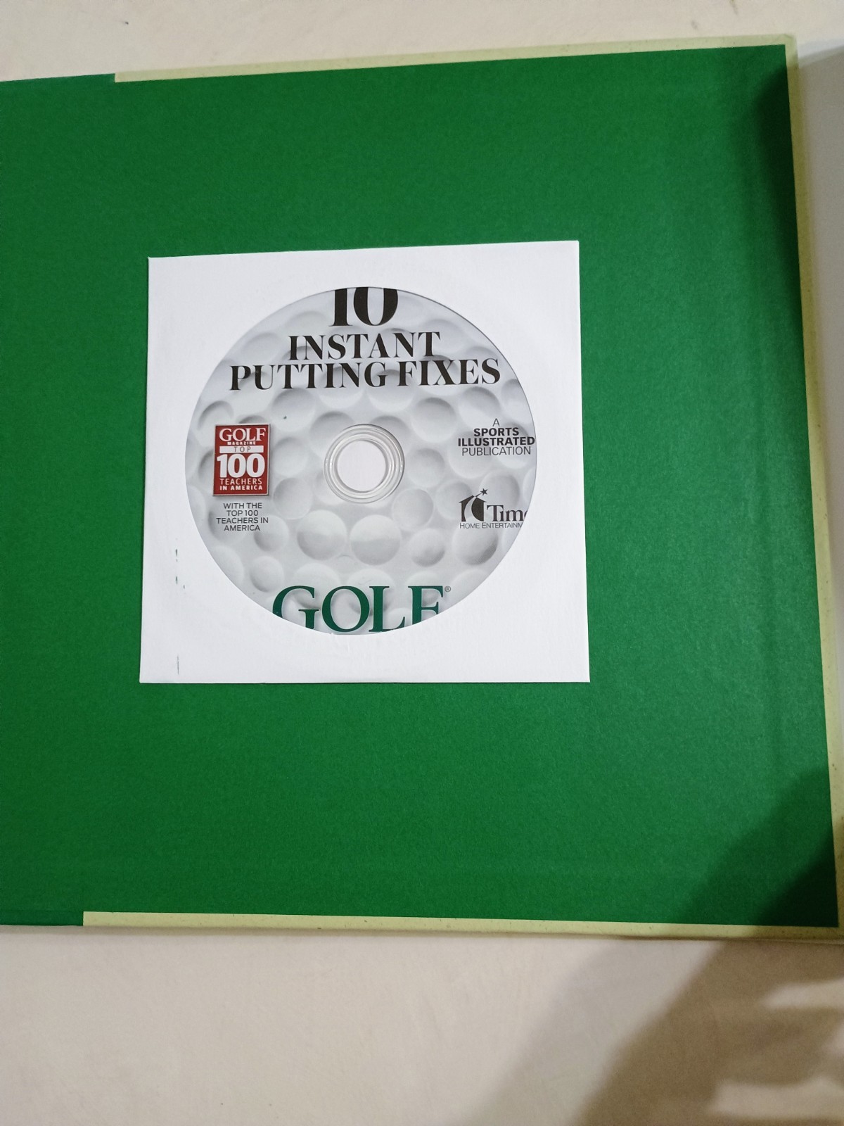 Golf Magazine The Best Putting Game Instruction Book Ever + DVD / Like New !