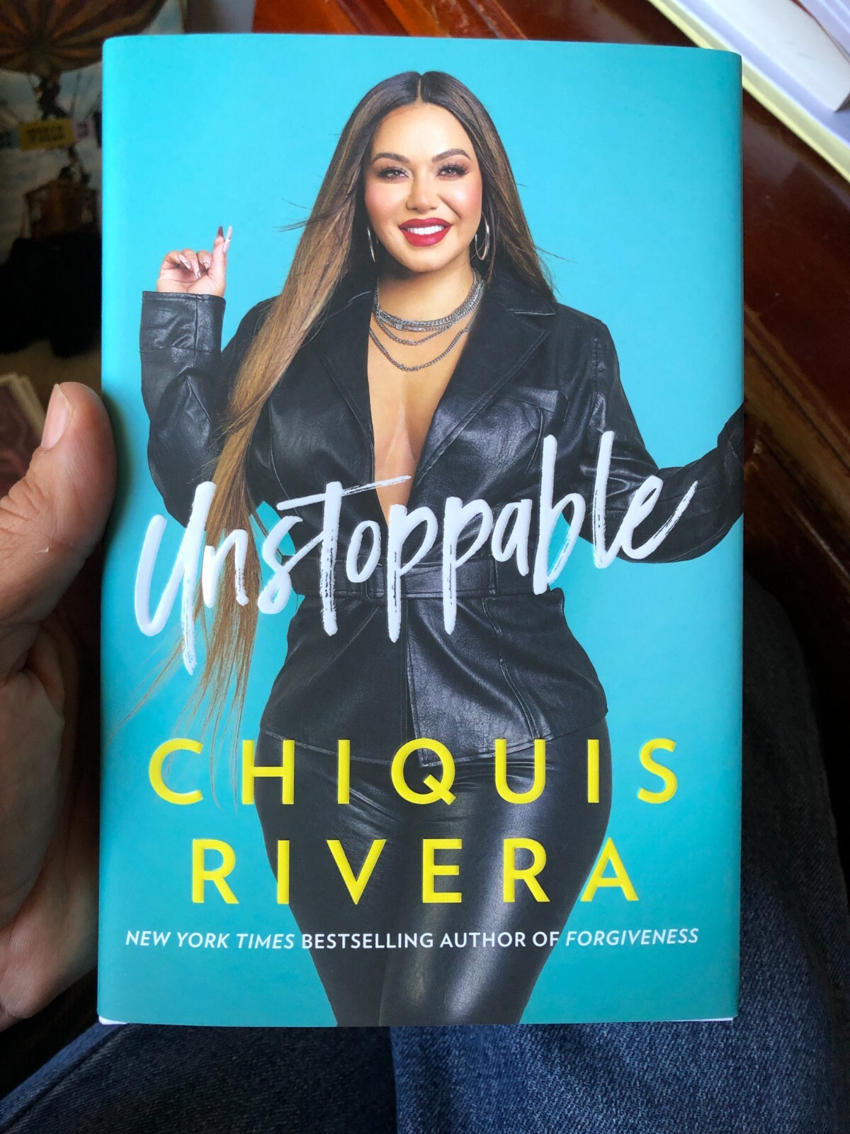 “Unstoppable” by Chiquis Rivera Signed HC 1st 2022 Atria Books