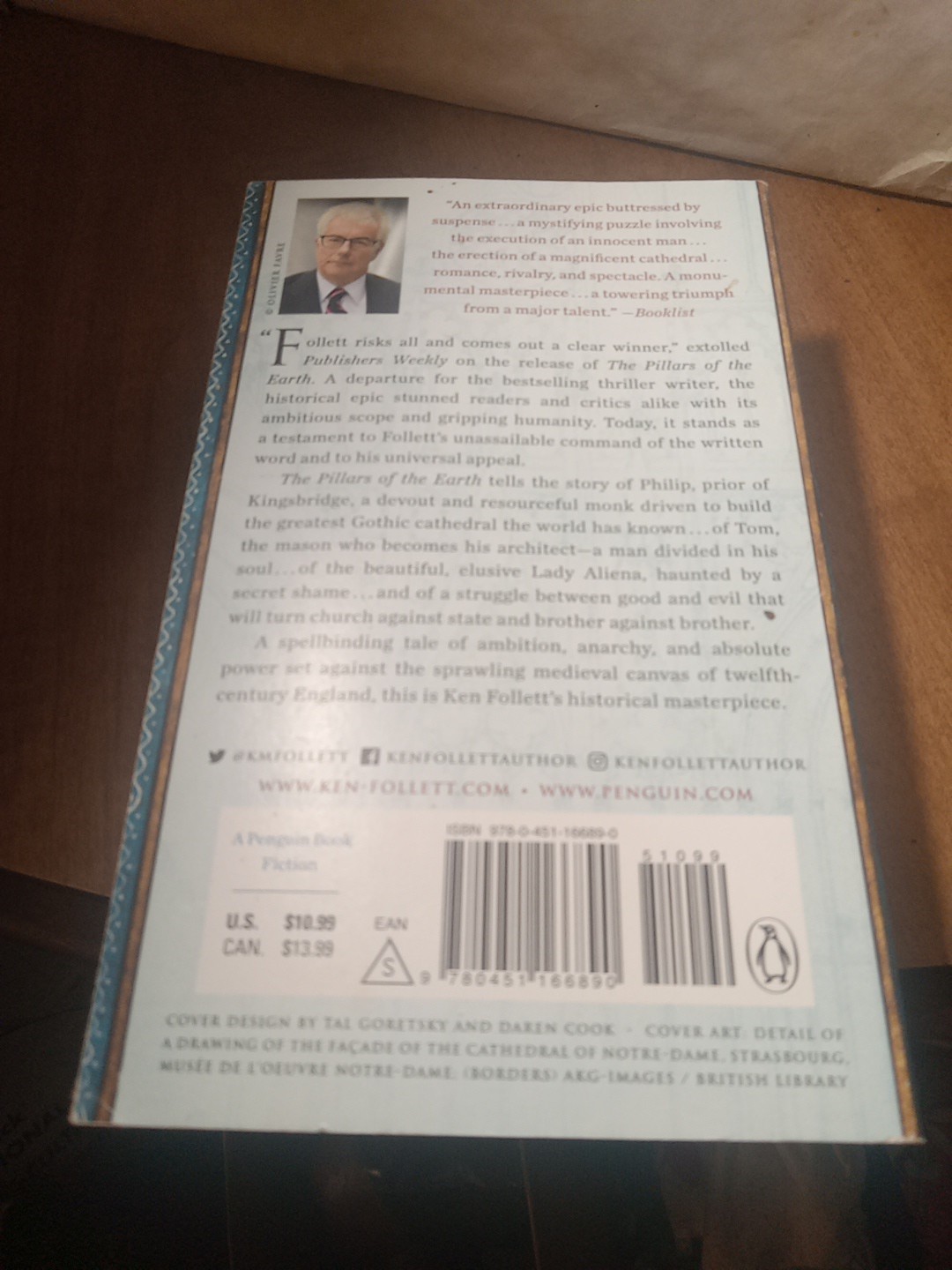 1989 The Pillars Of The Earth Paperback By Ken Follett