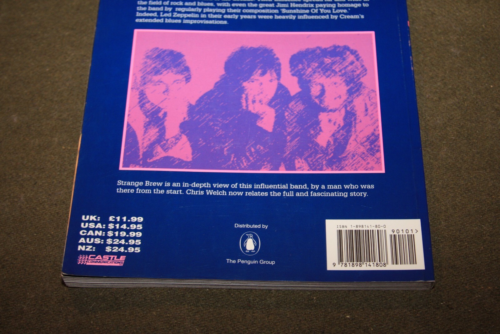 Cream Strange Brew by Chris Welch 1994 TPB