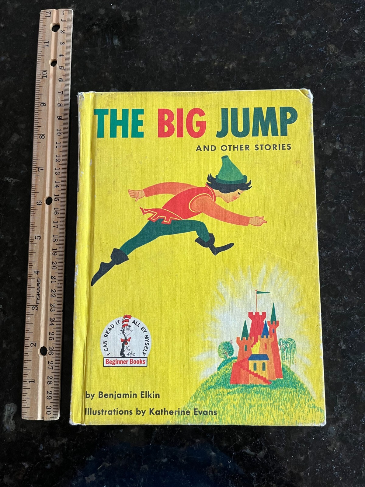 The Big Jump by Benjamin Elkin VINTAGE Seuss beginner hardcover book 6.75″x9.25″