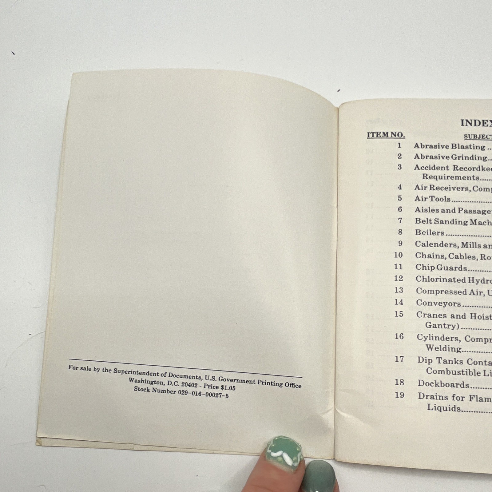 OSHA General Industry Safety & Health Standards Digest PB 1975 Illus
