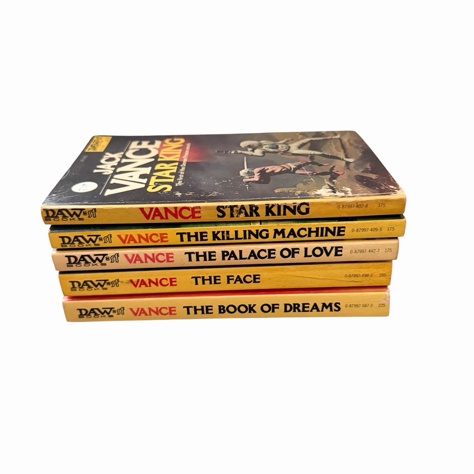 The Demon Princes Complete Set Jack Vance First DAW Printings Paperback Sci-Fi