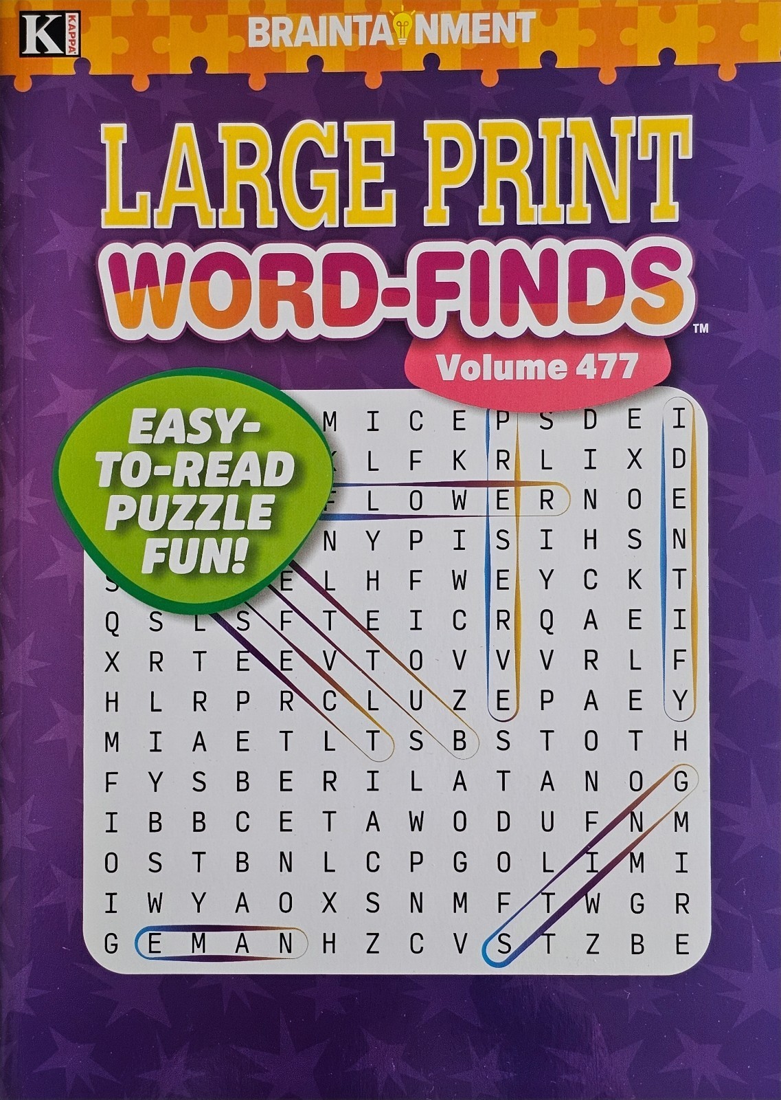 5 New Large Print Word-Finds Puzzle Books Kappa Games Vol #474-478 ~ Search,Hunt