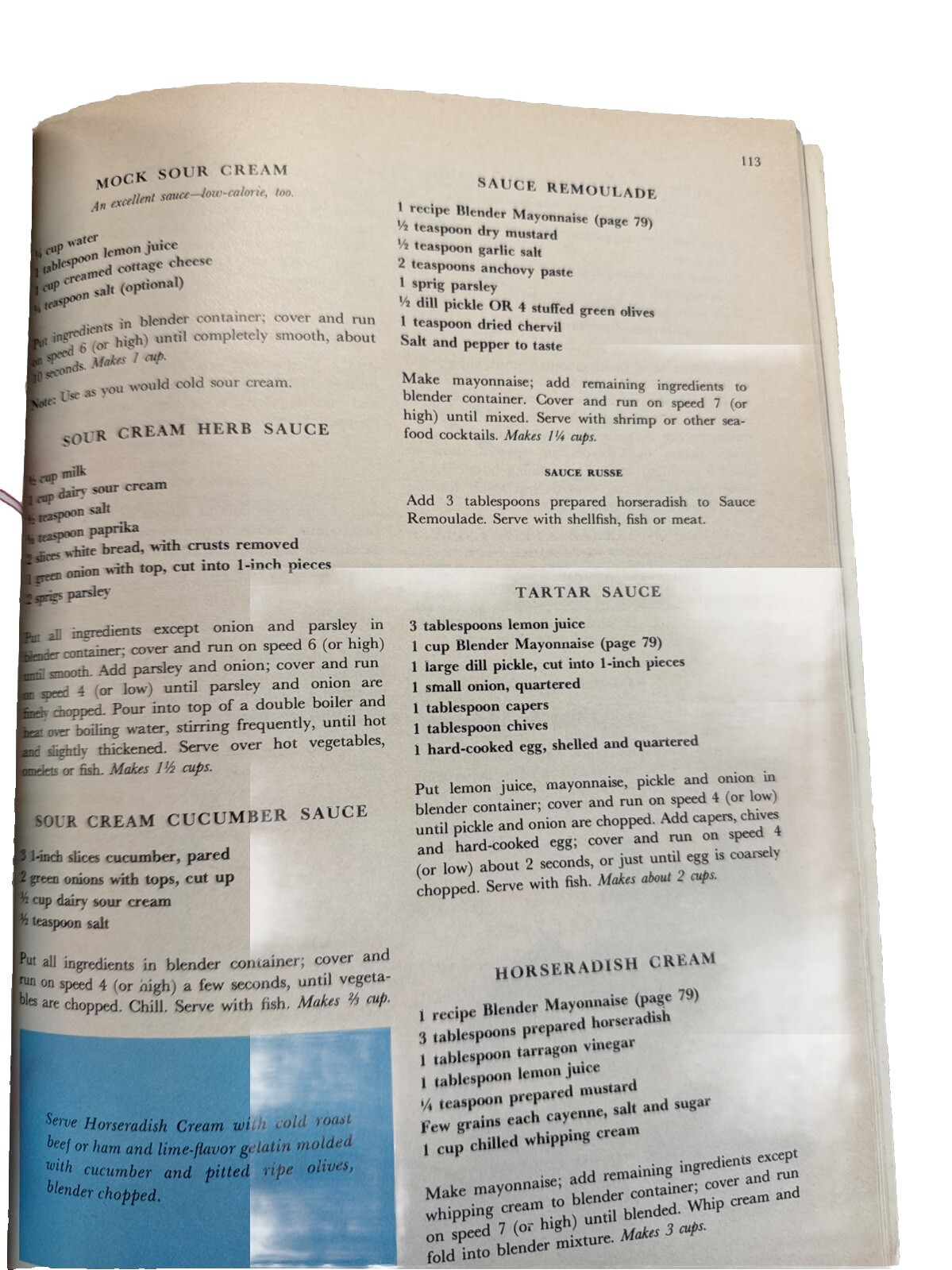 1965 The Blender Way to Better Cooking Cookbook Vintage Julia Child Elenor Crook