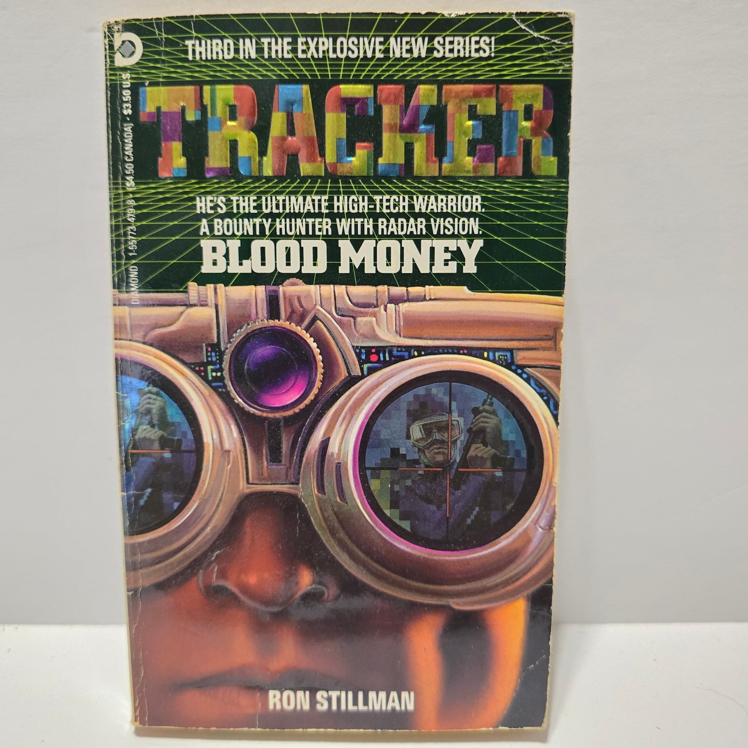 Blood Money Ron Stillman 1991 Tracker Series First Printing Diamond SciFi
