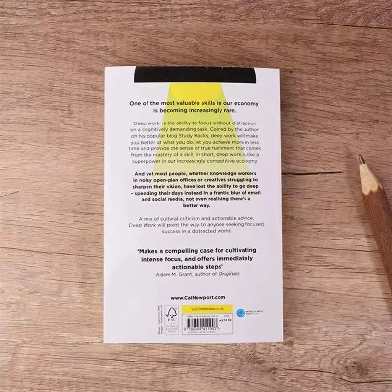 Deep Work: Rules for Focused Success in a Distracted By Cal Newport NEW Paperbck