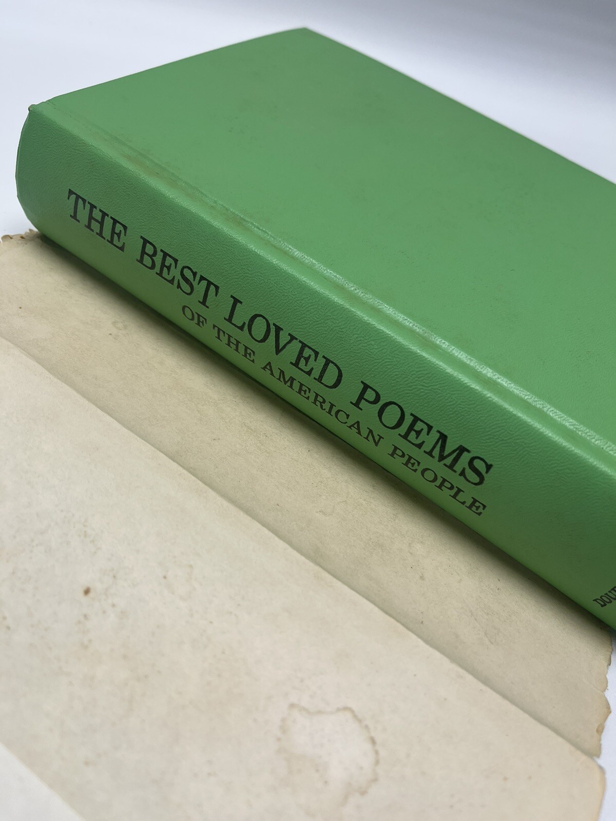 The Best Loved Poems of the American People by Hazel Felleman, 1936 BCE, HCDJ