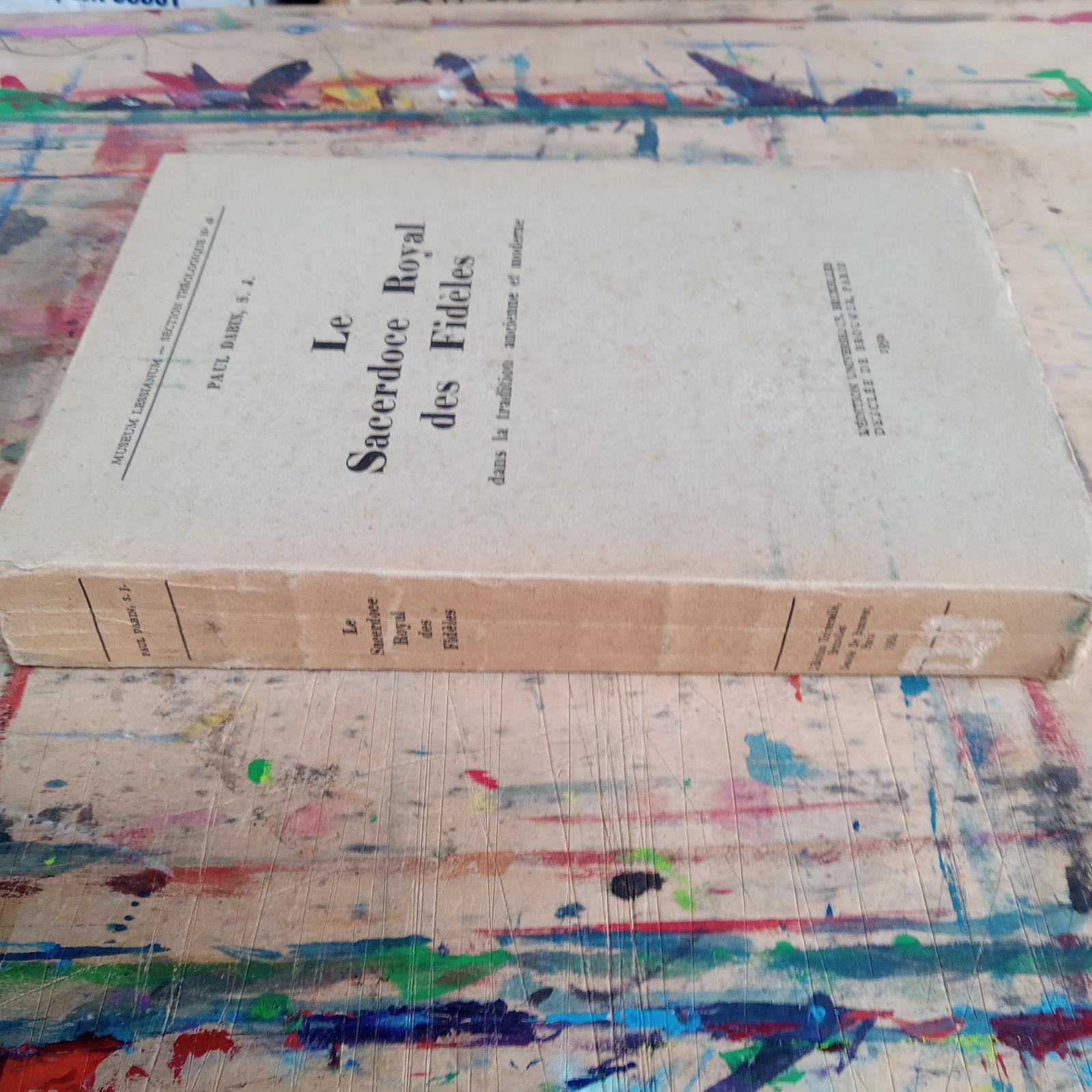 Paul Dabin Le Sacerdoce Royal Des Fideles 1950 Desclee De Brouwer Paris 4toSC VG