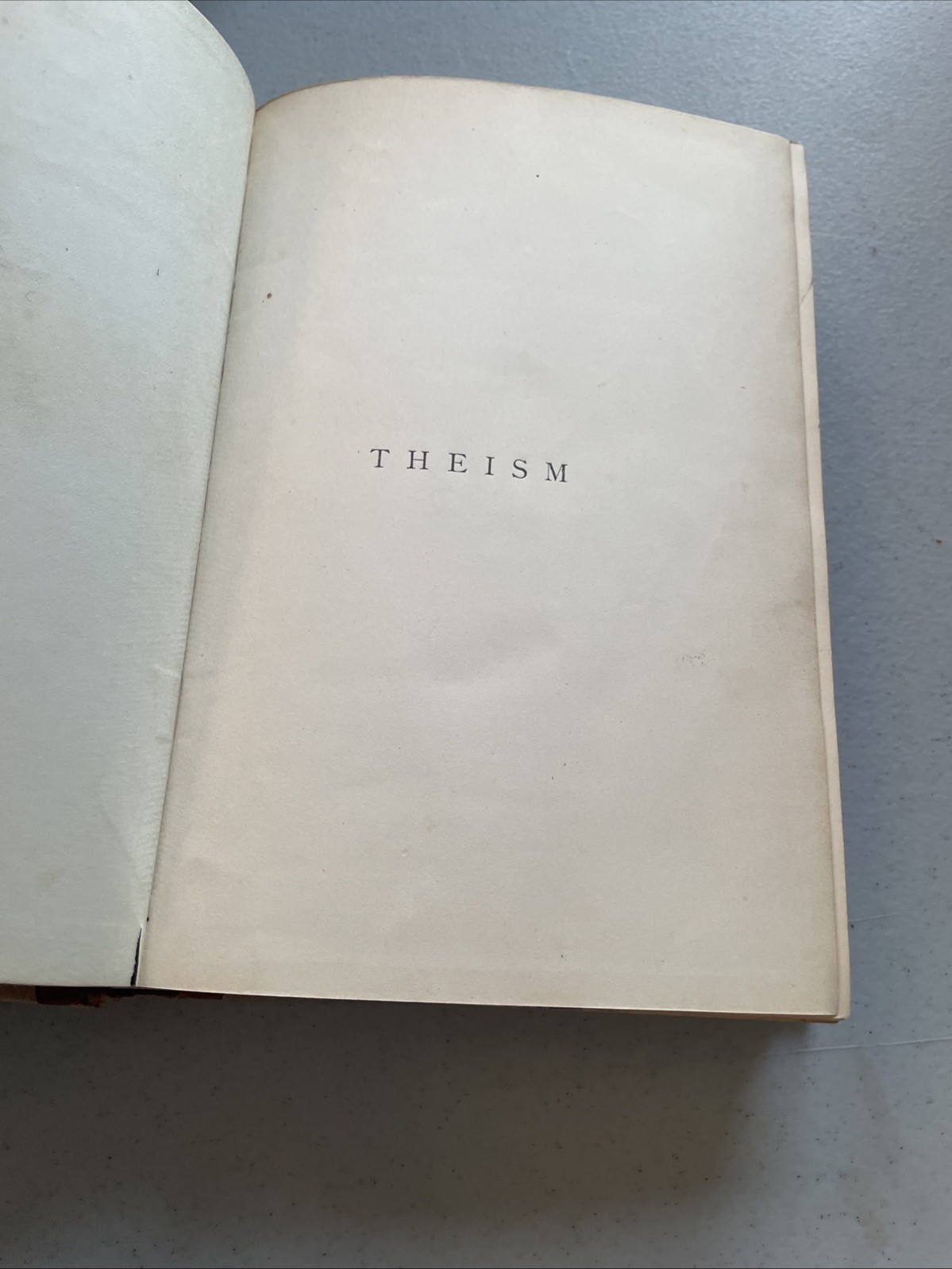Theism (1907) Being the Baird Lecture for 1877